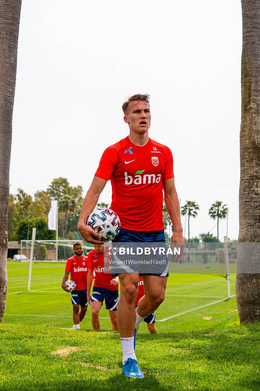 Leo Østigård of the Norwegian national football team