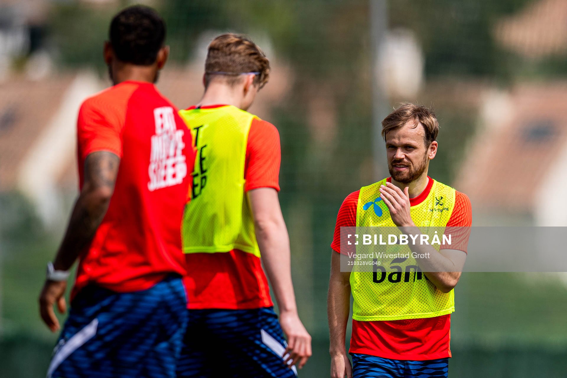 Iver Fossum of the Norwegian national football team