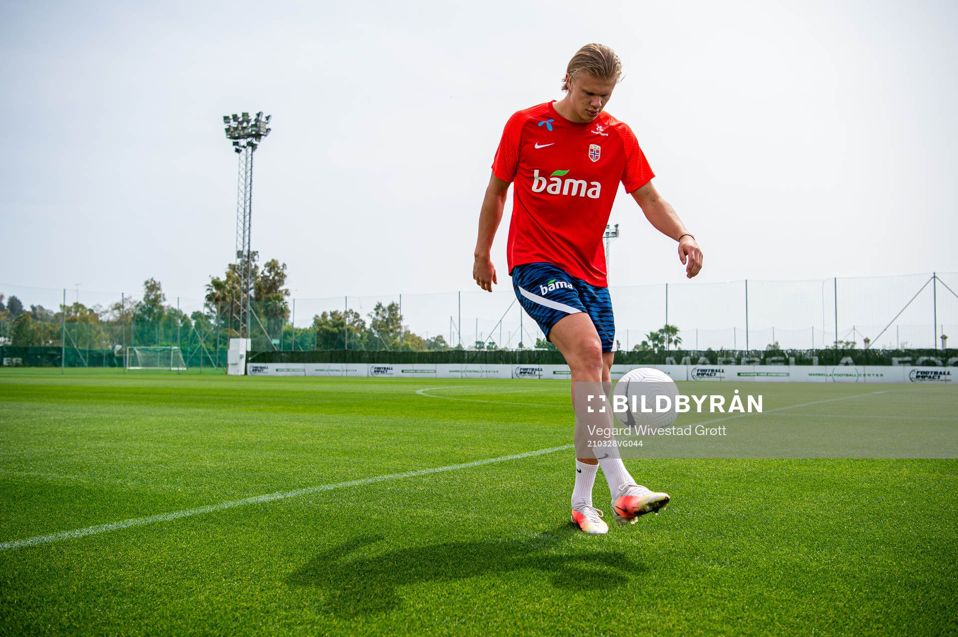 Erling Braut Haaland of the Norwegian national football team