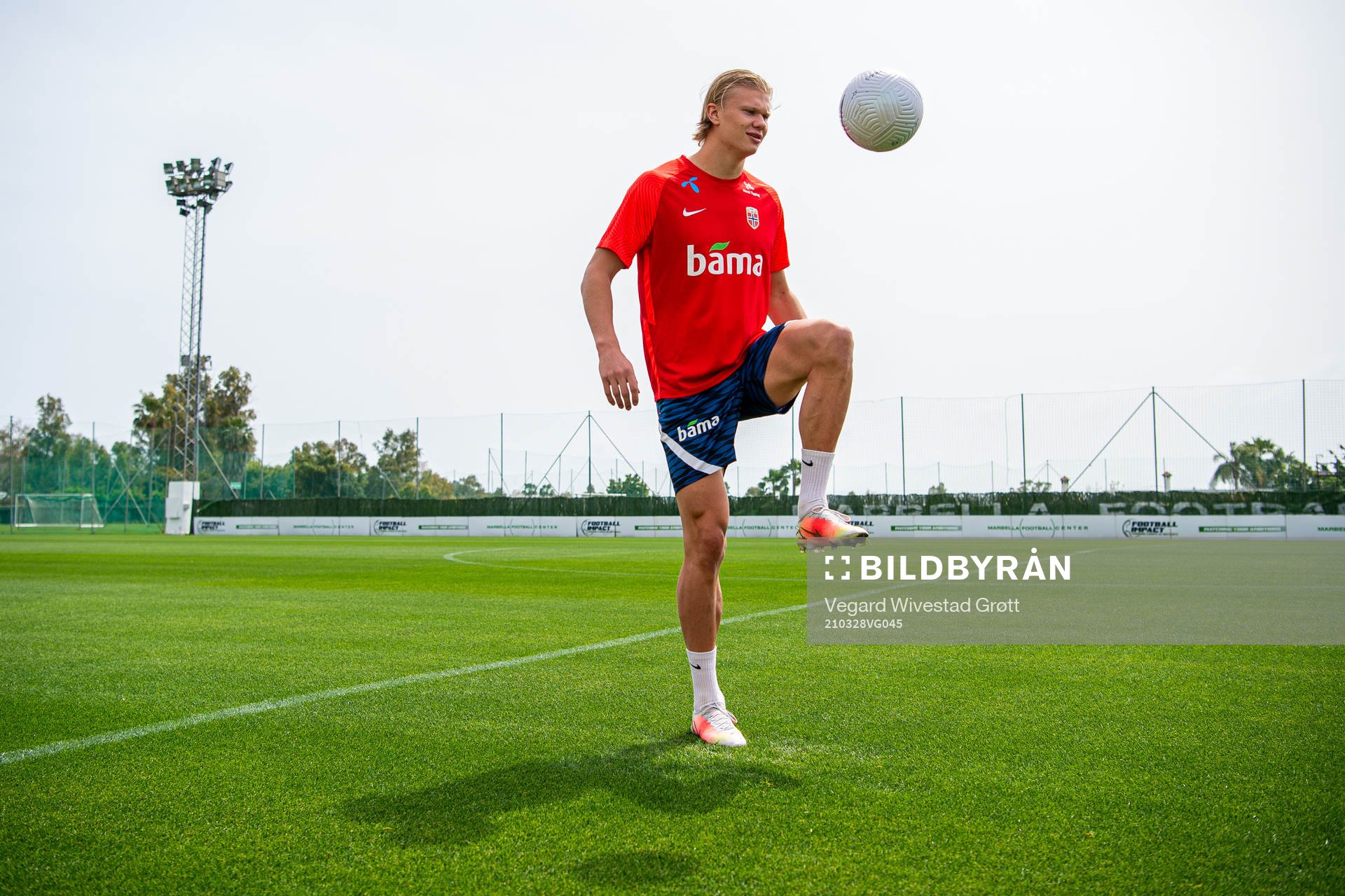 Erling Braut Haaland of the Norwegian national football team