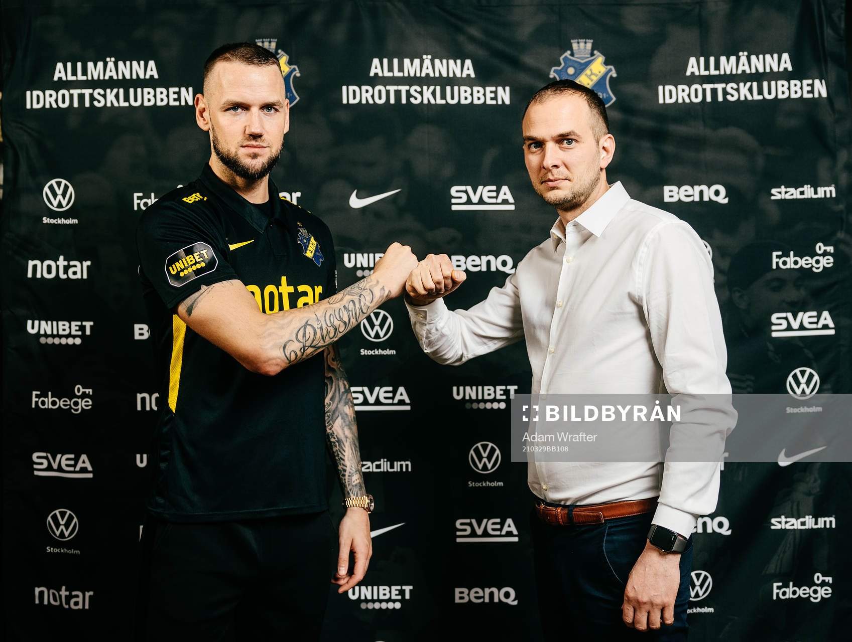 s sportchef Henrik Jurelius och Alexander Milosevic