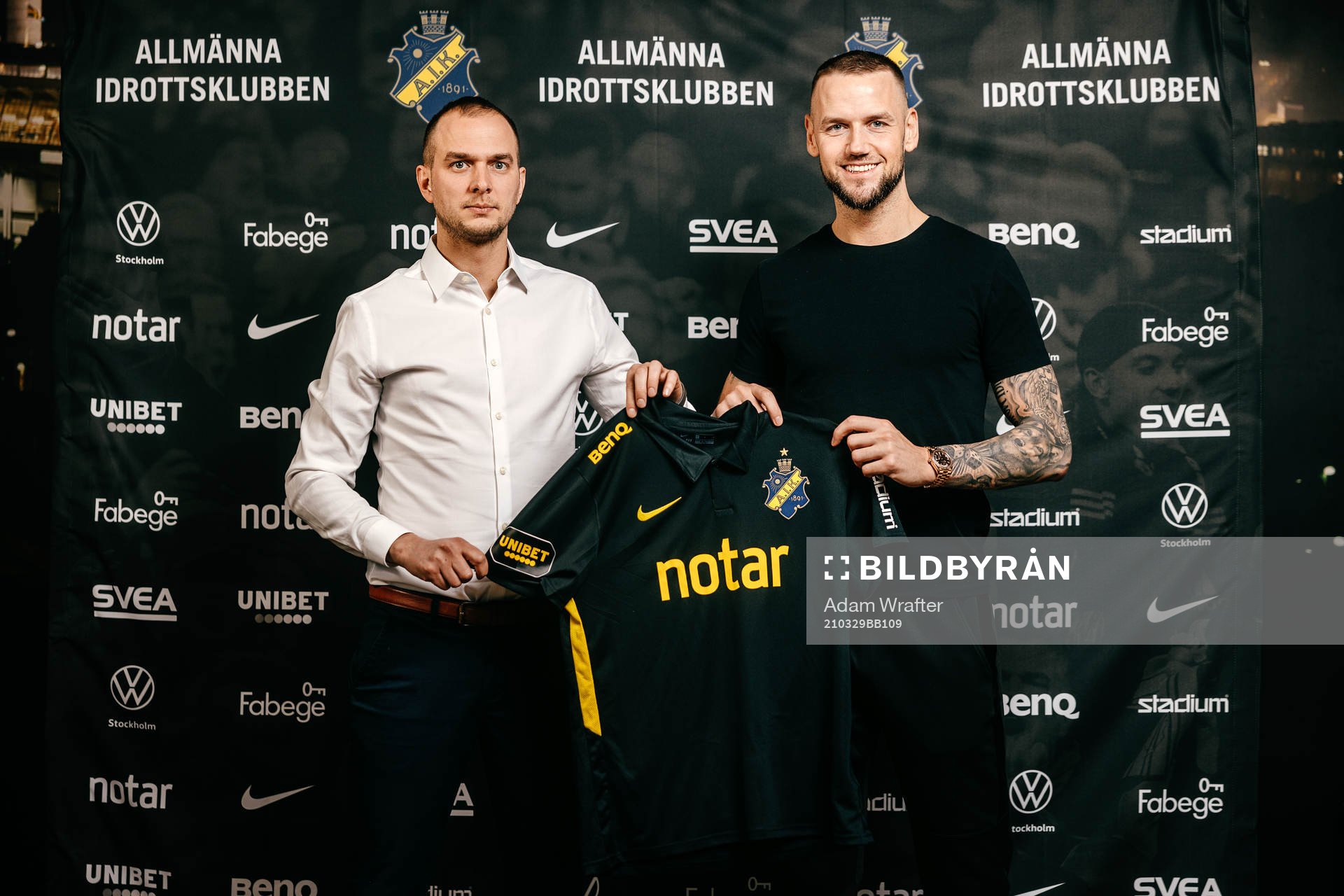 s sportchef Henrik Jurelius och Alexander Milosevic