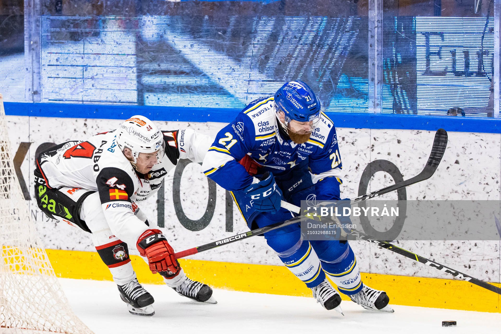 Malmö Redhawks Jesper Jensen Aabo och Leksands Mattias