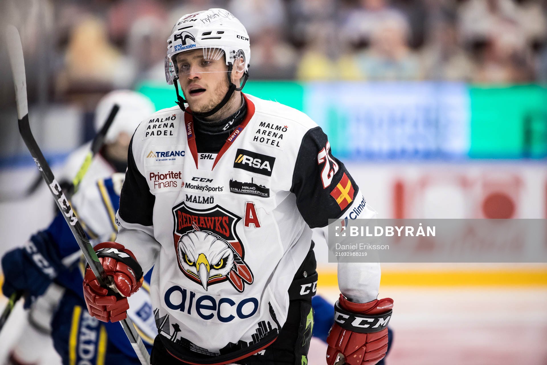 Malmö Redhawks Christoffer Forsberg deppar