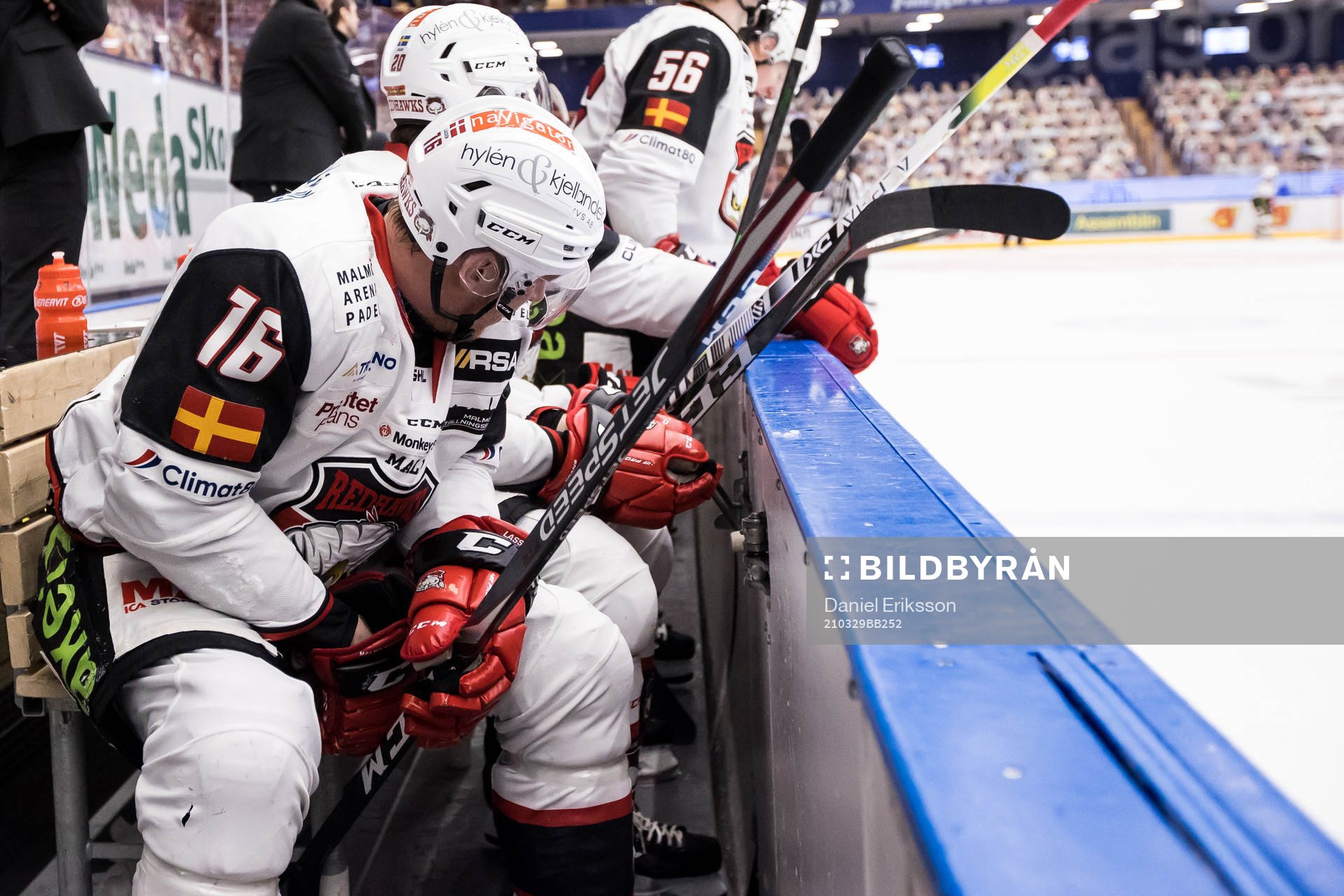 Malmö Redhawks Matias Lassen  deppar