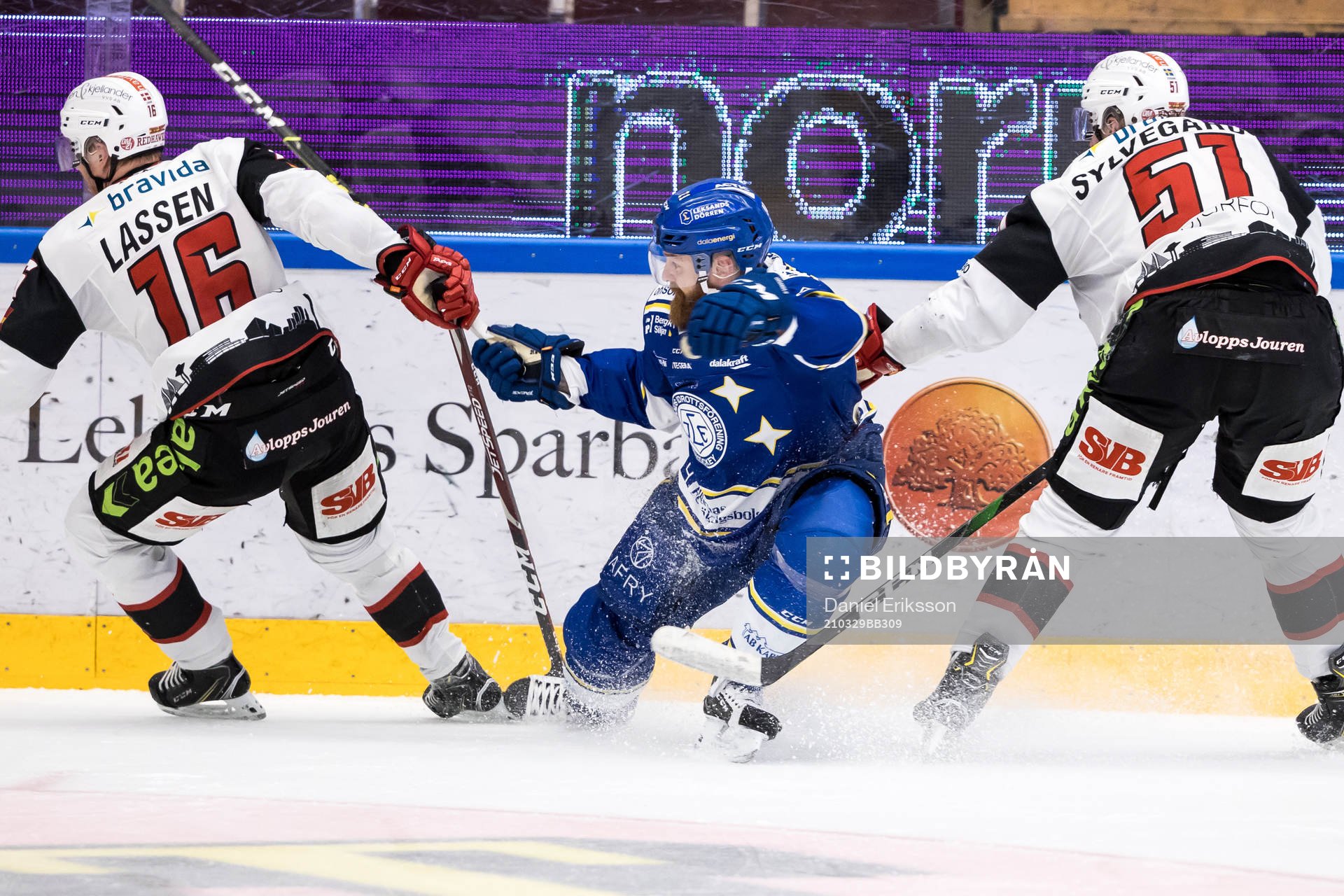 Leksands Mattias Ritola och Malmö Redhawks Matias Lassen