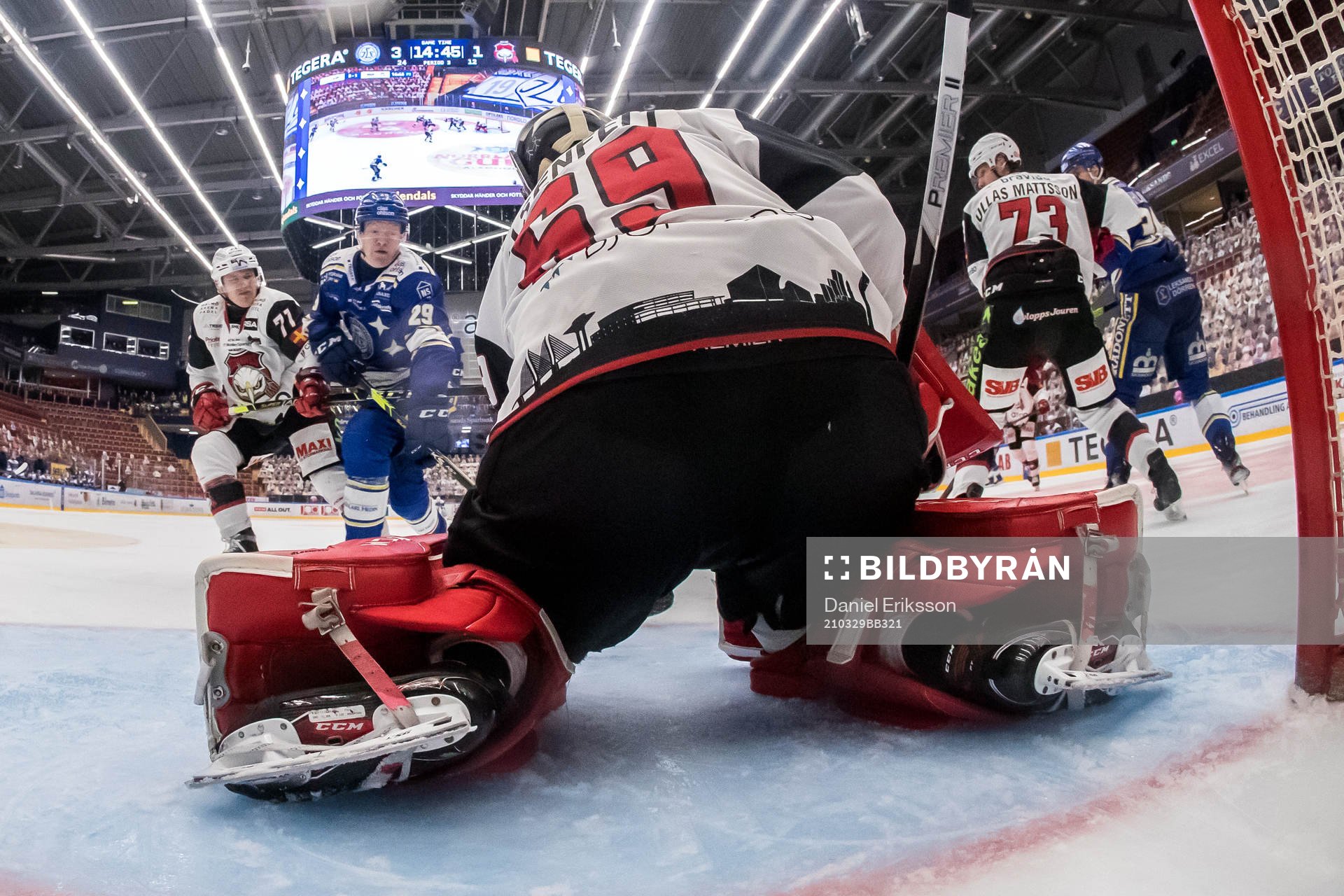 Malmö Redhawks Jan-Mikael Järvinen och Leksands Emil