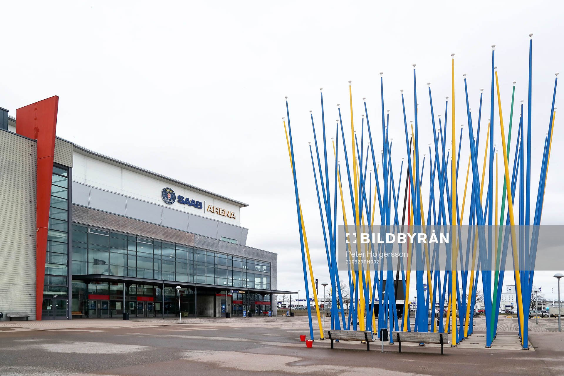 SAAB Arena före ishockeymatchen i SHL mellan Linköping