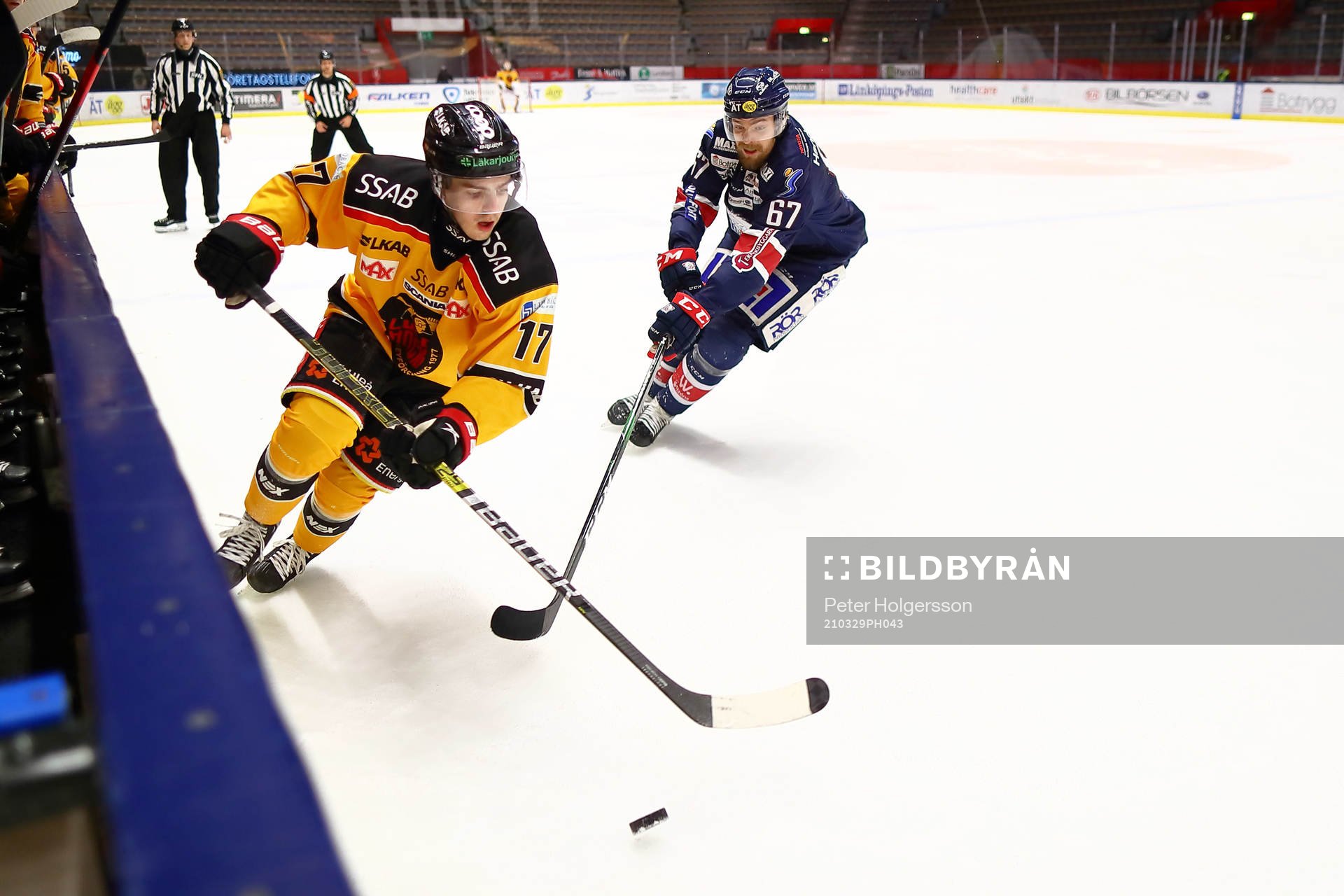 Luleås Isac Brännström och Linköpings Jarno Kärki