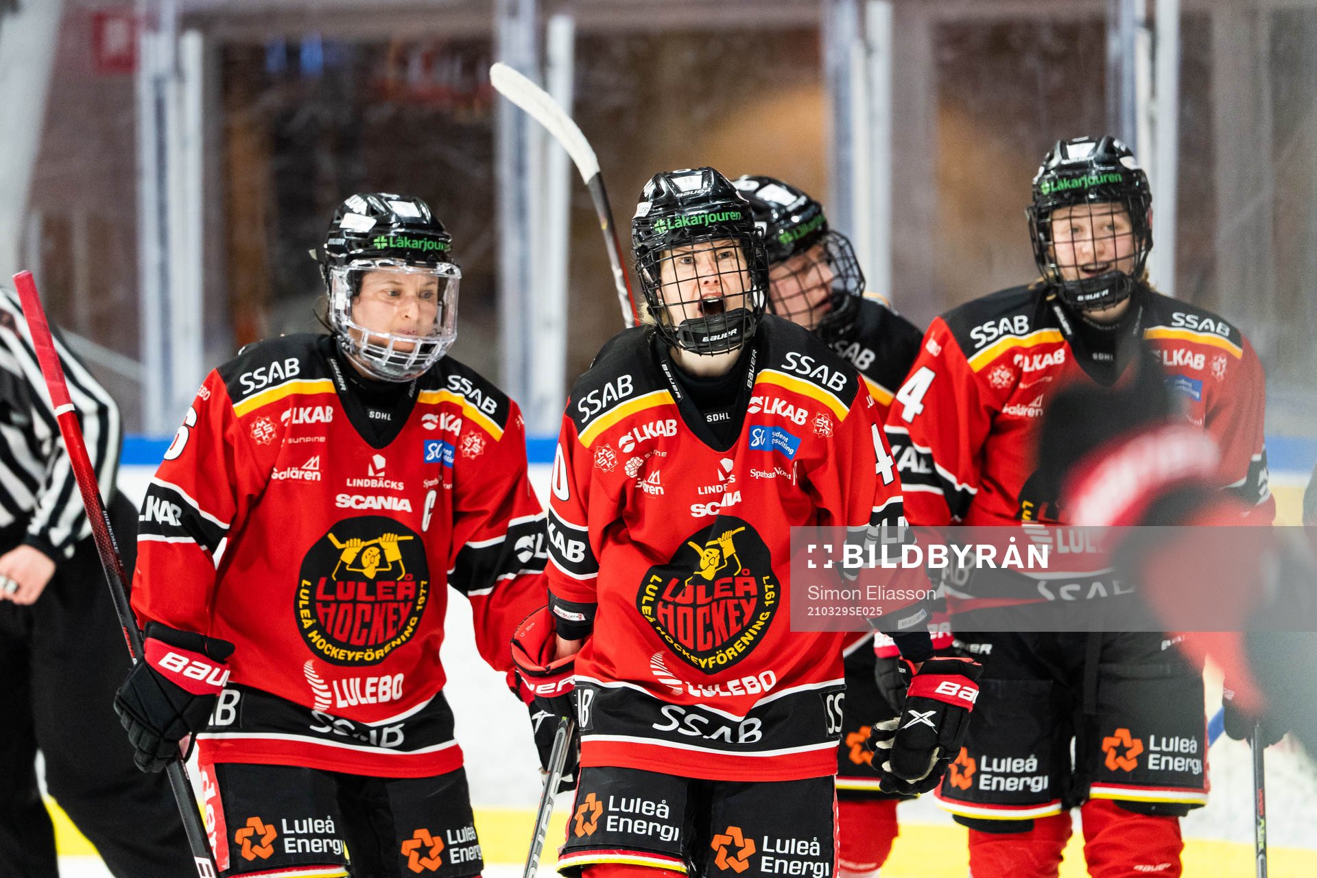 Luleås Noora Tulus jublar