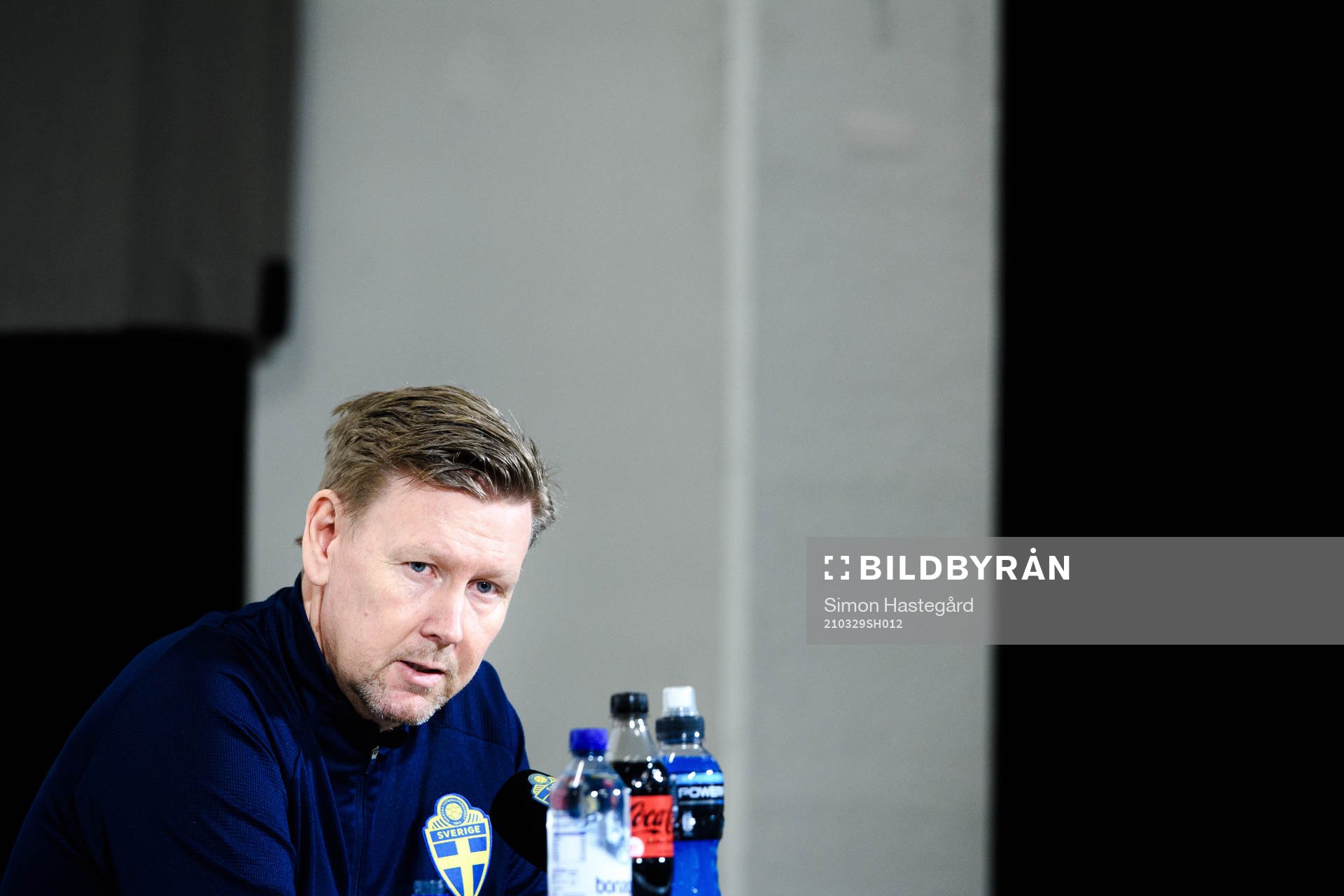 Assistant coach Peter Wettergren of the Swedish national