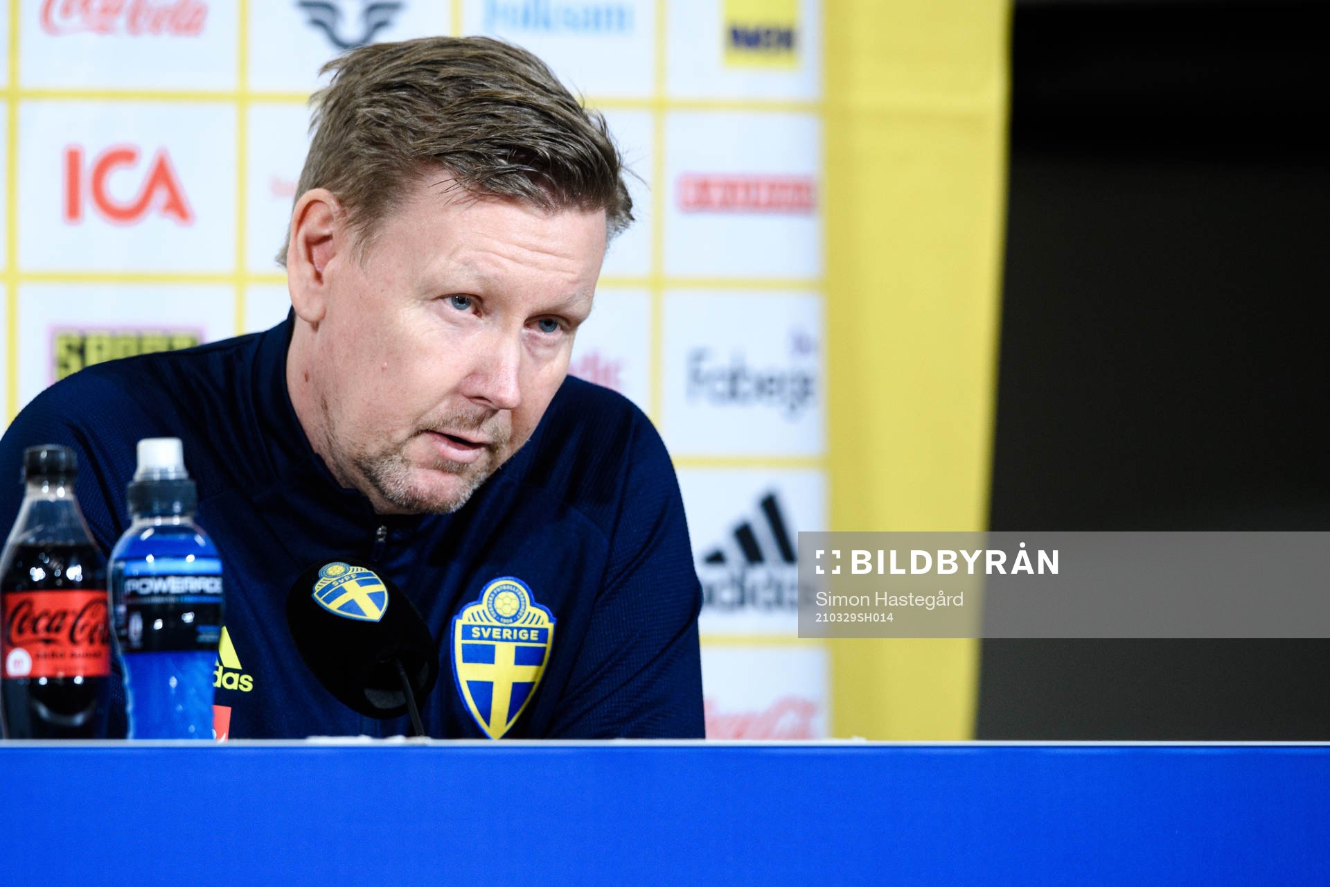 Assistant coach Peter Wettergren of the Swedish national