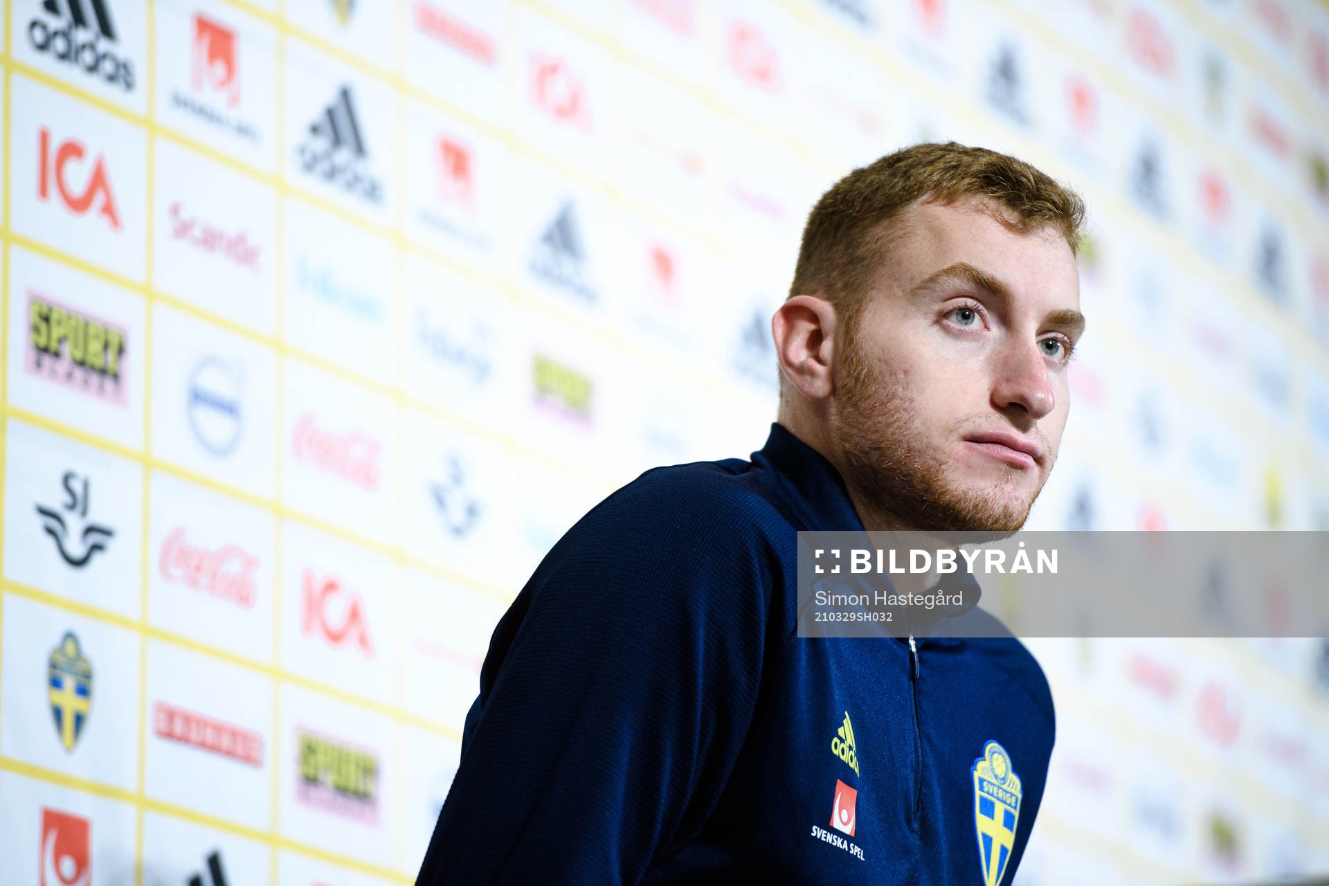 Dejan Kulusevski of the Swedish national football team
