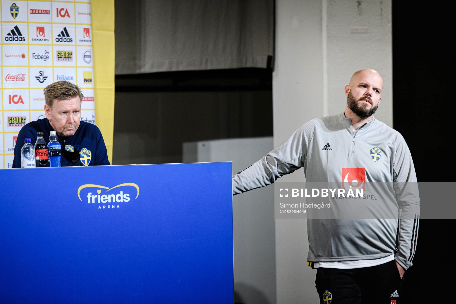 Anders Wettergren, assistant coach and Jakob Kakembo