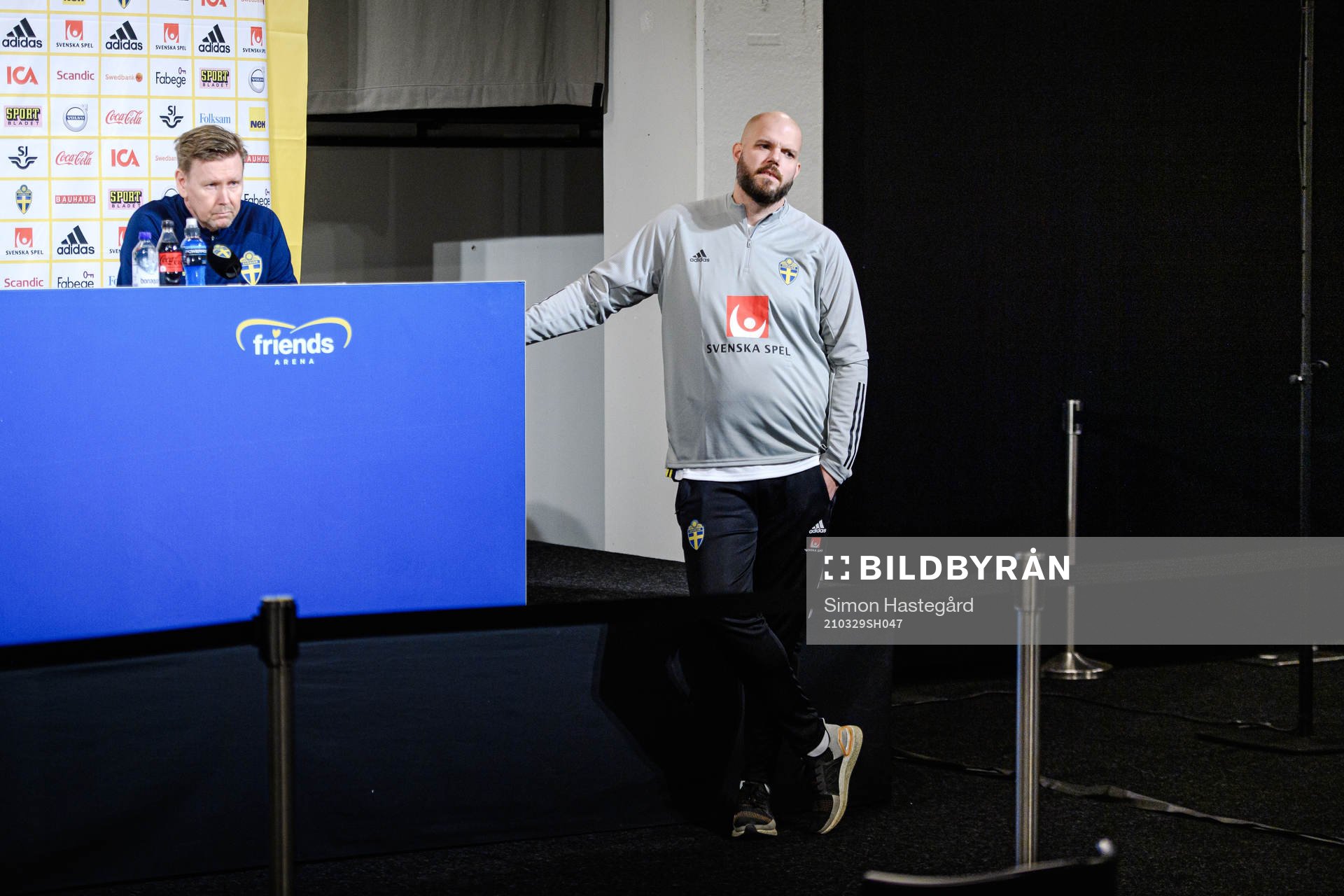 Anders Wettergren, assistant coach and Jakob Kakembo