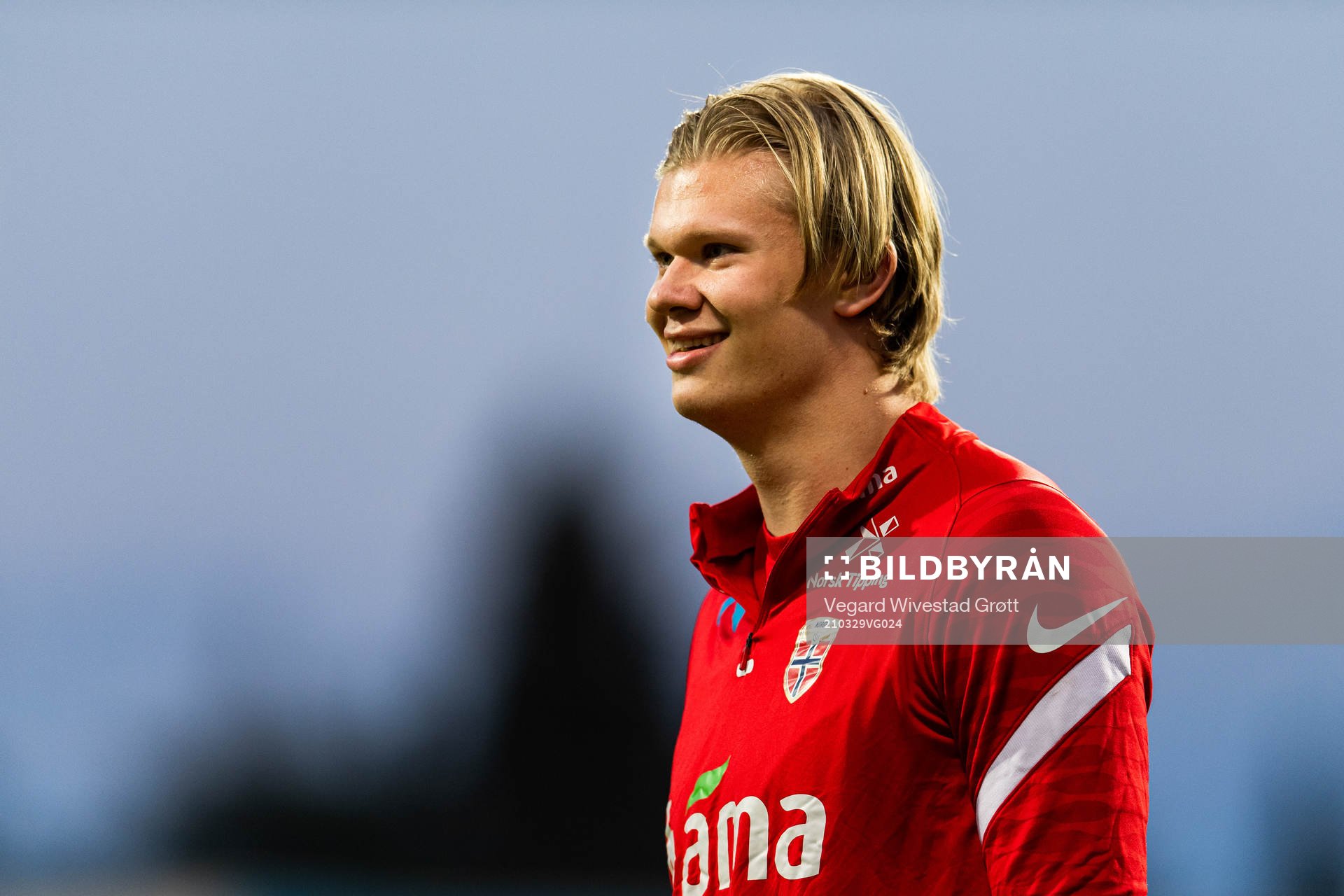 Erling Braut Haaland of the Norwegian national football team