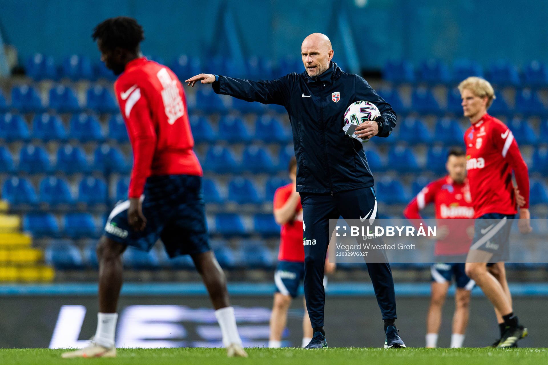 Ståle Solbakken, head coach of the Norwegian national