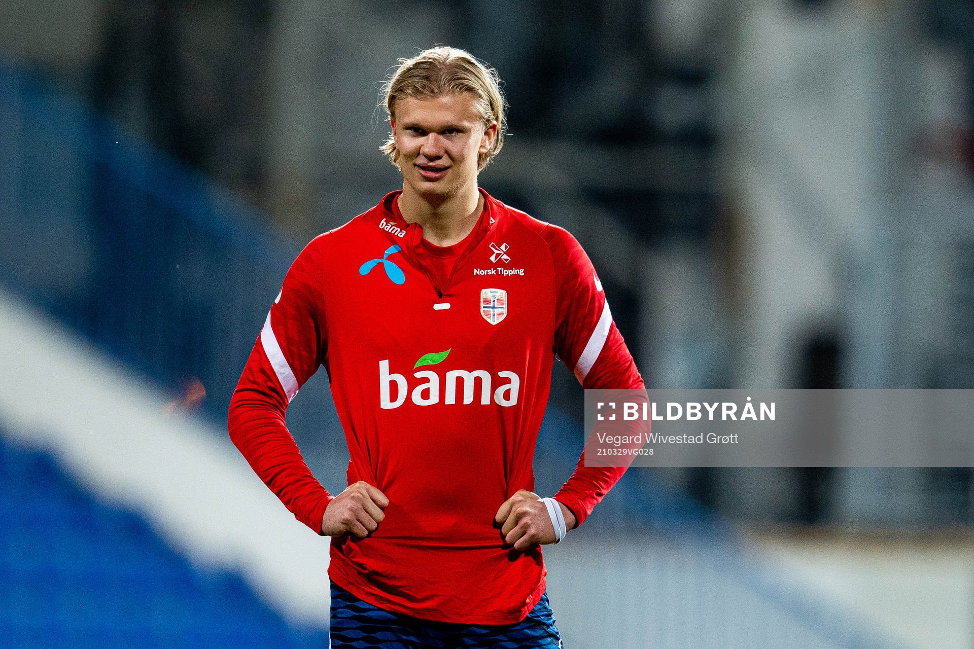 Erling Braut Haaland of the Norwegian national football team