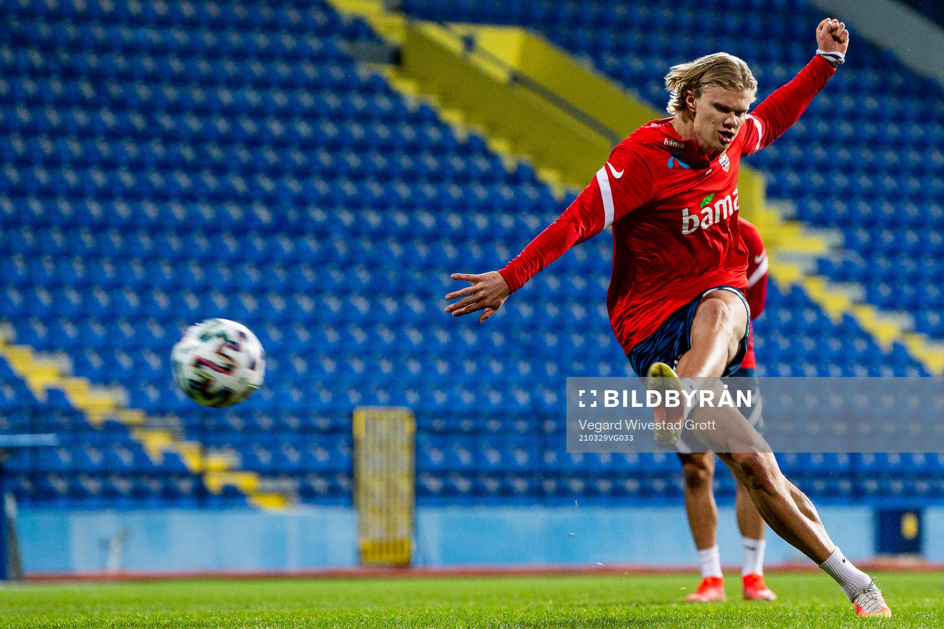 Erling Braut Haaland of the Norwegian national football team