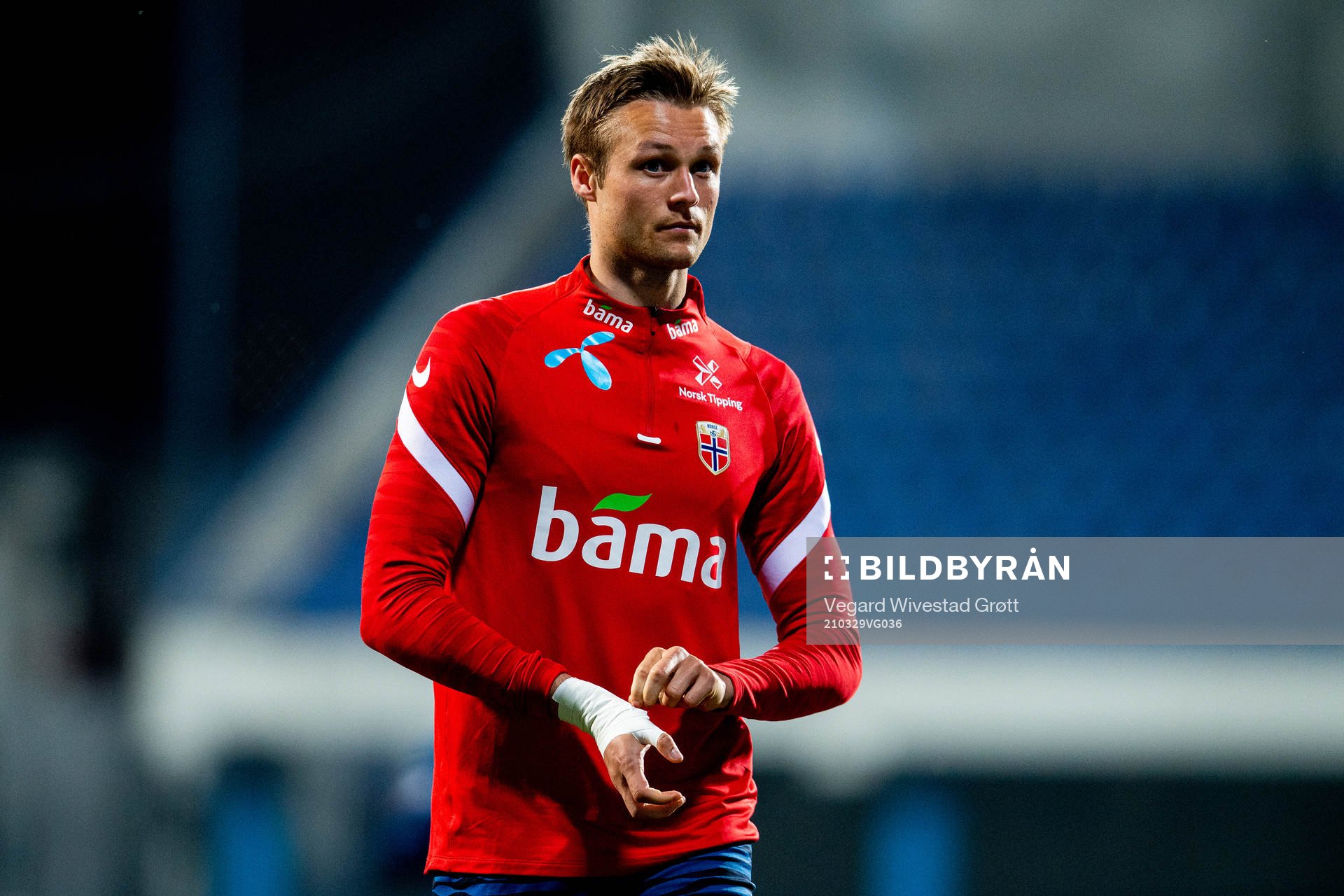 Stian Gregersen of the Norwegian national football team