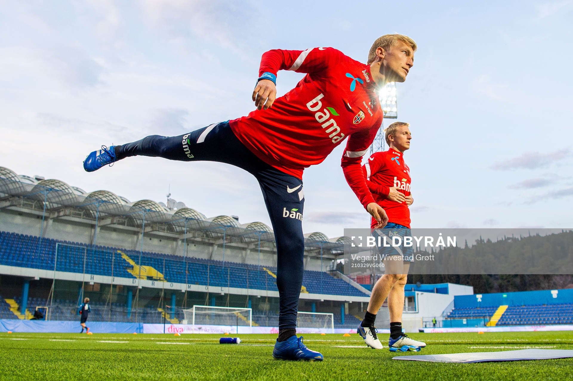 Birger Meling of the Norwegian national football team