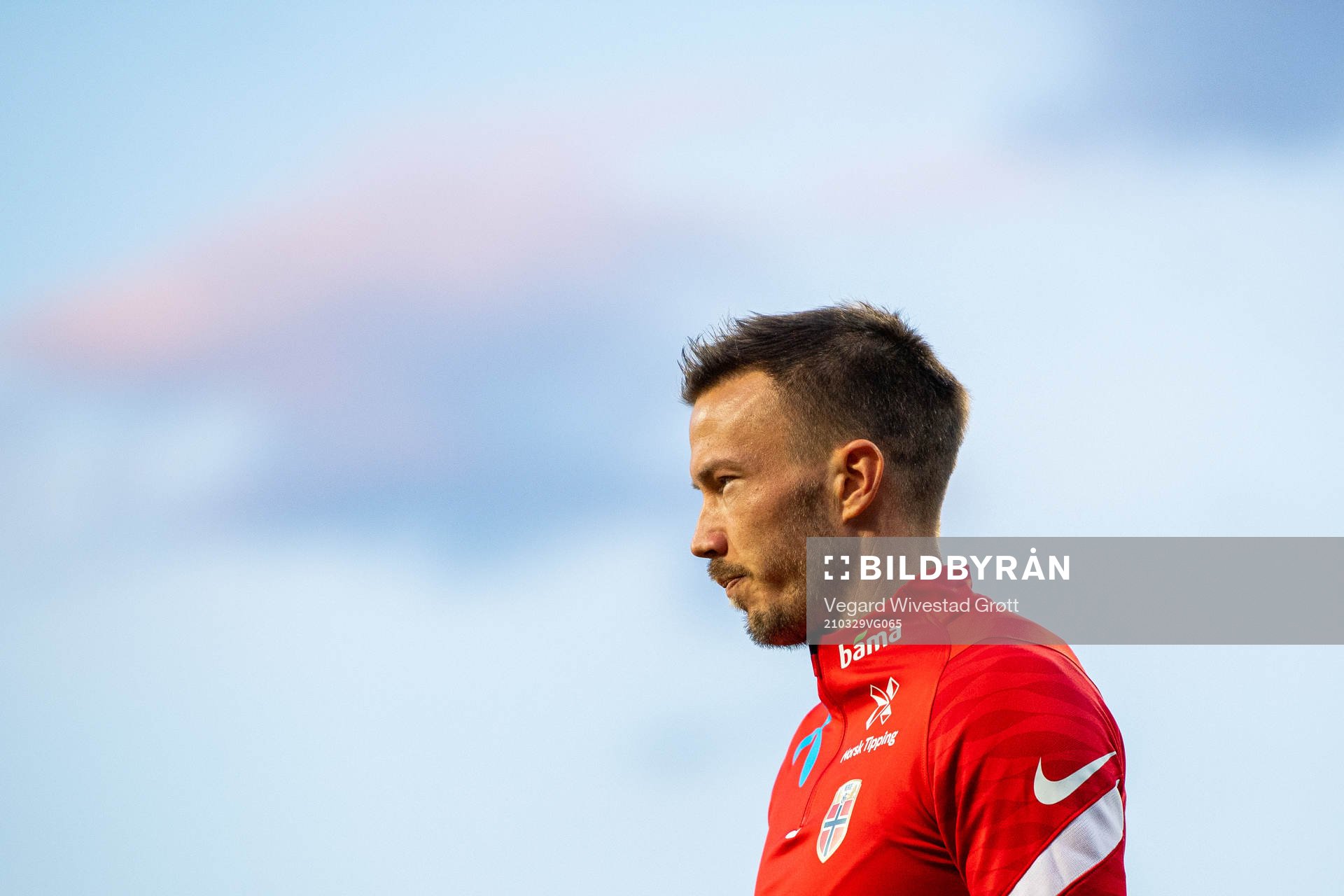 Martin Linnes of the Norwegian national football team