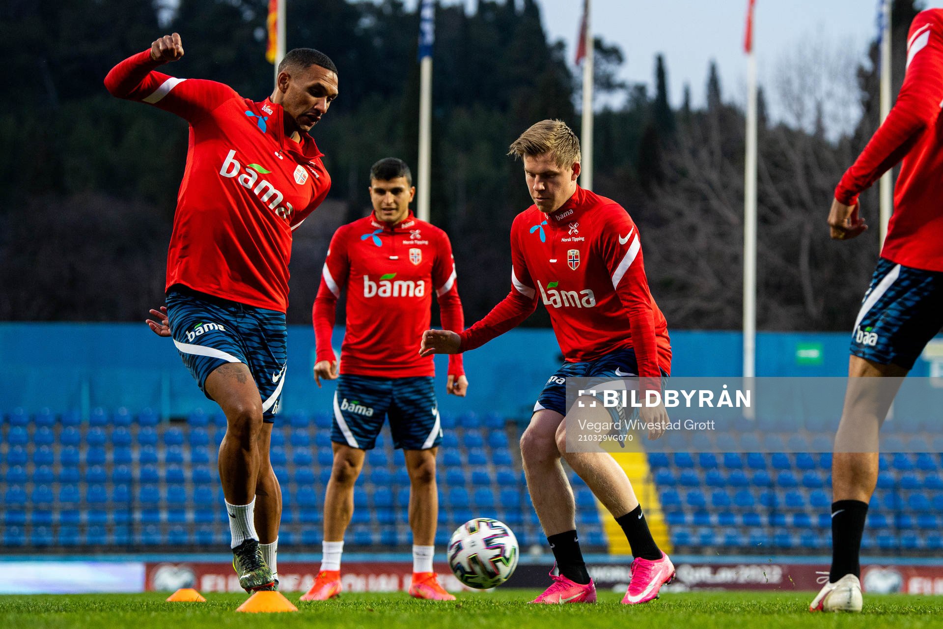 Ruben Gabrielsen, Mohamed Elyounoussi and Jens Petter Hauge