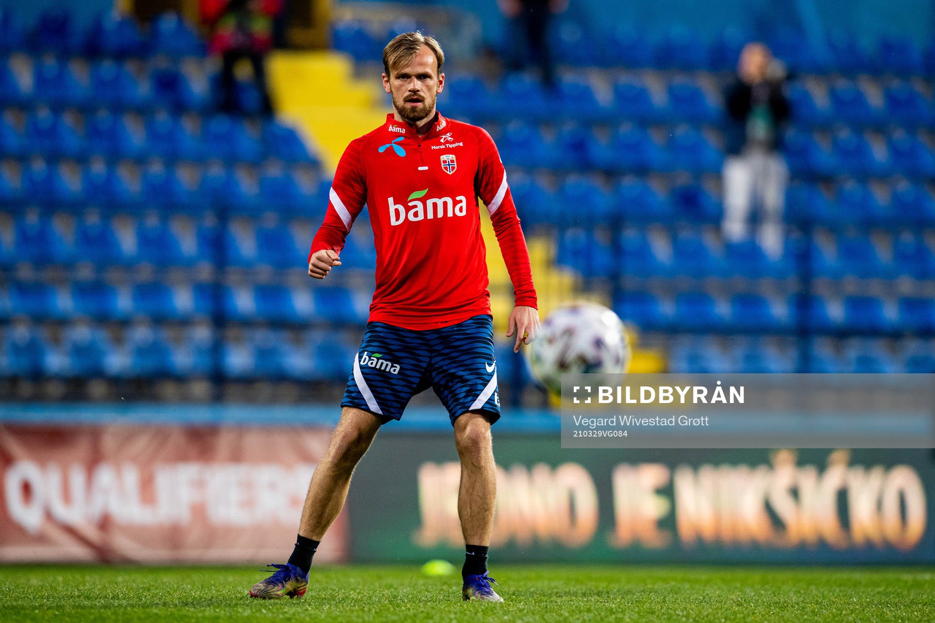 Iver Fossum of the Norwegian national football team