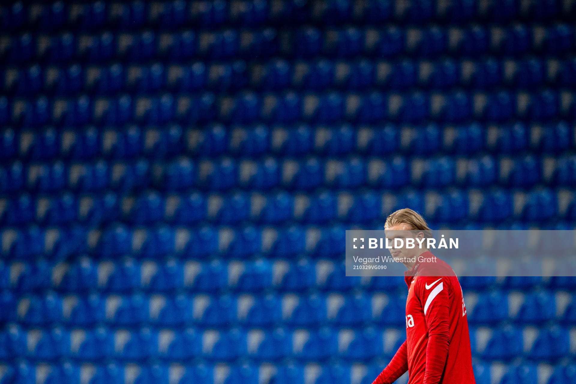 Erling Braut Haaland of the Norwegian national football team