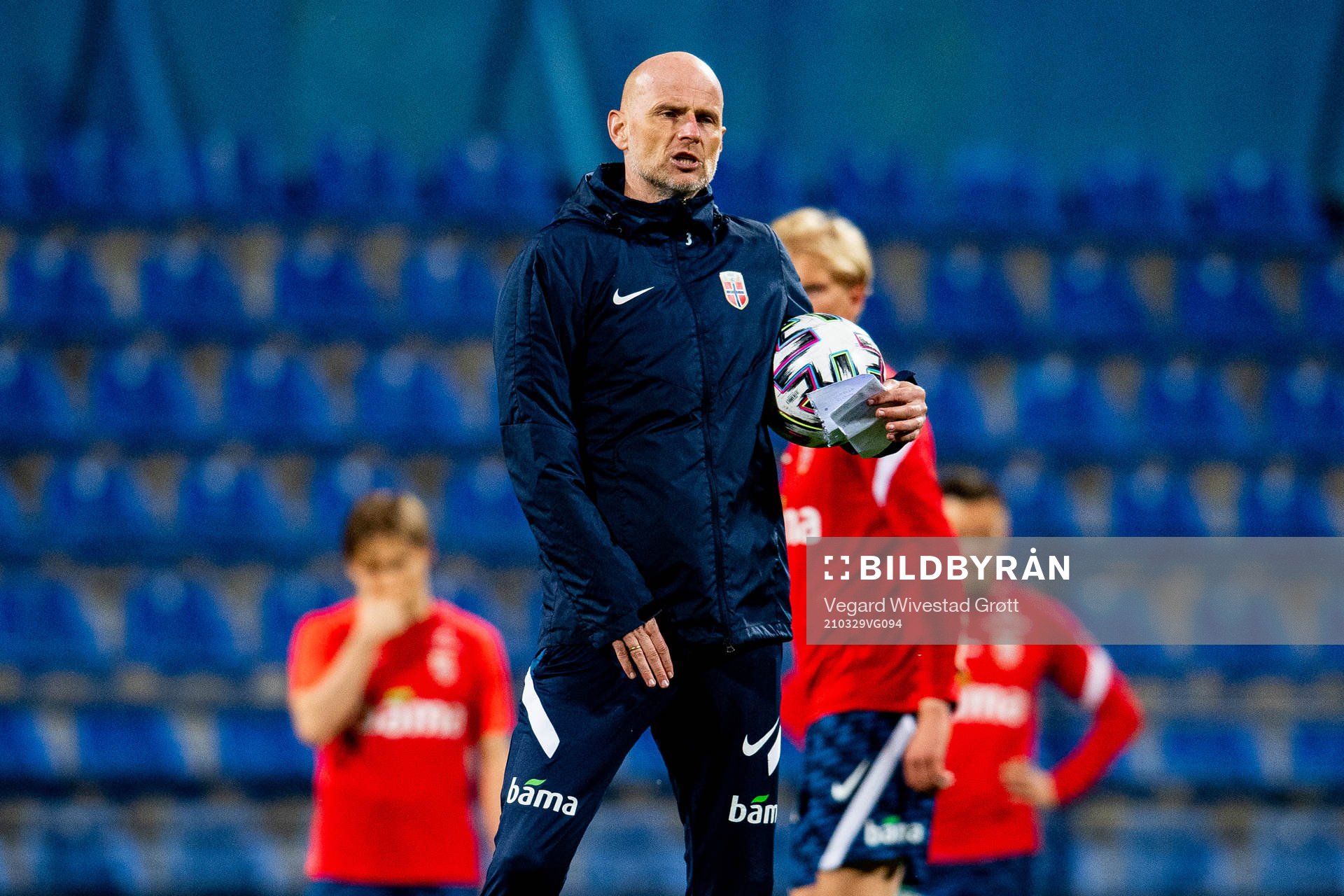 Ståle Solbakken, head coach of the Norwegian national
