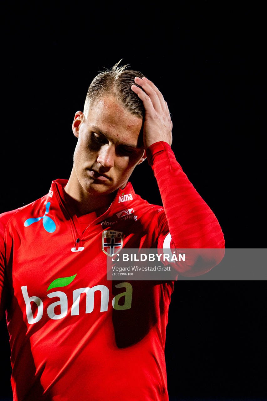 Leo Østigård of the Norwegian national football team