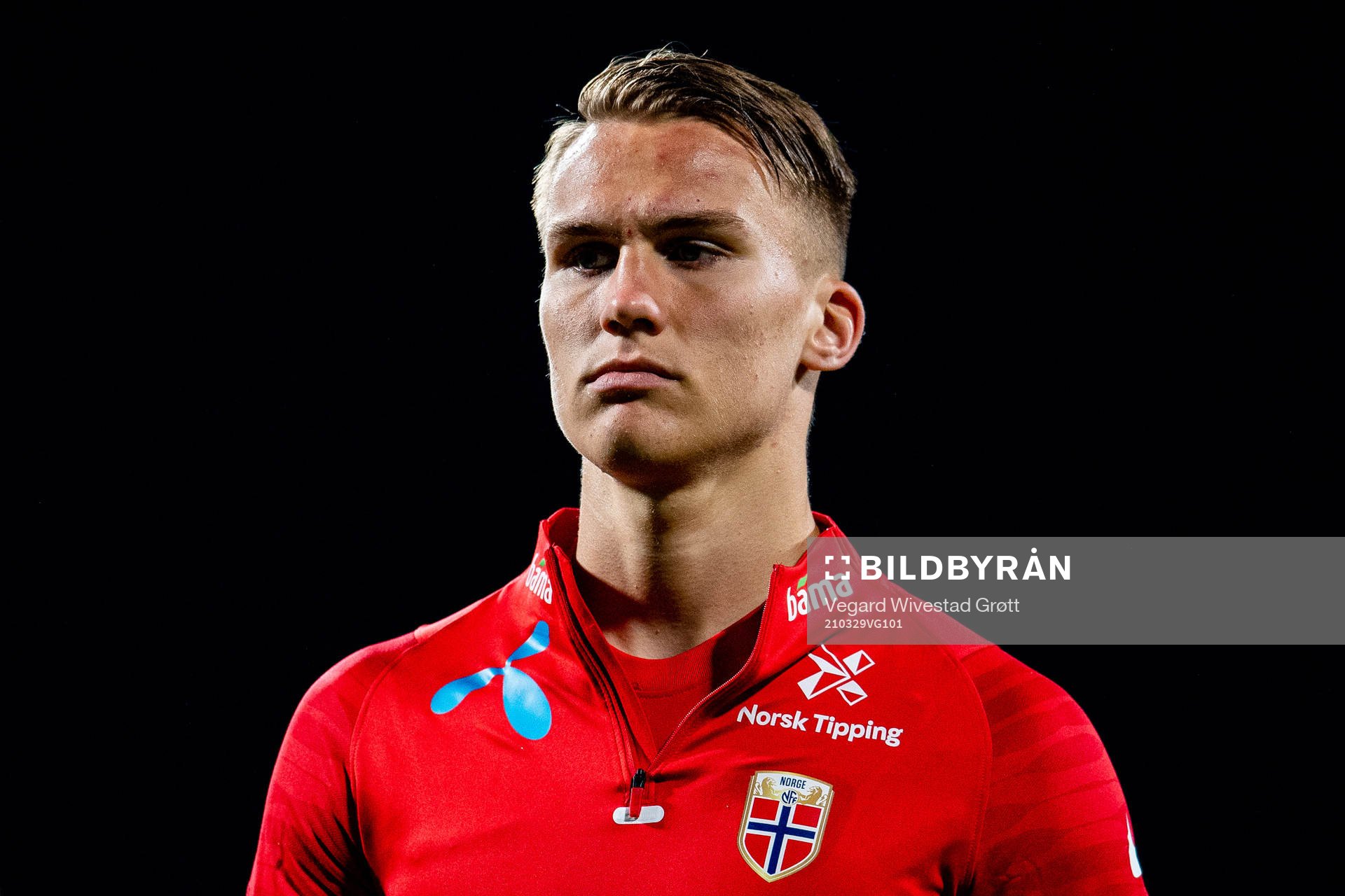 Leo Østigård of the Norwegian national football team