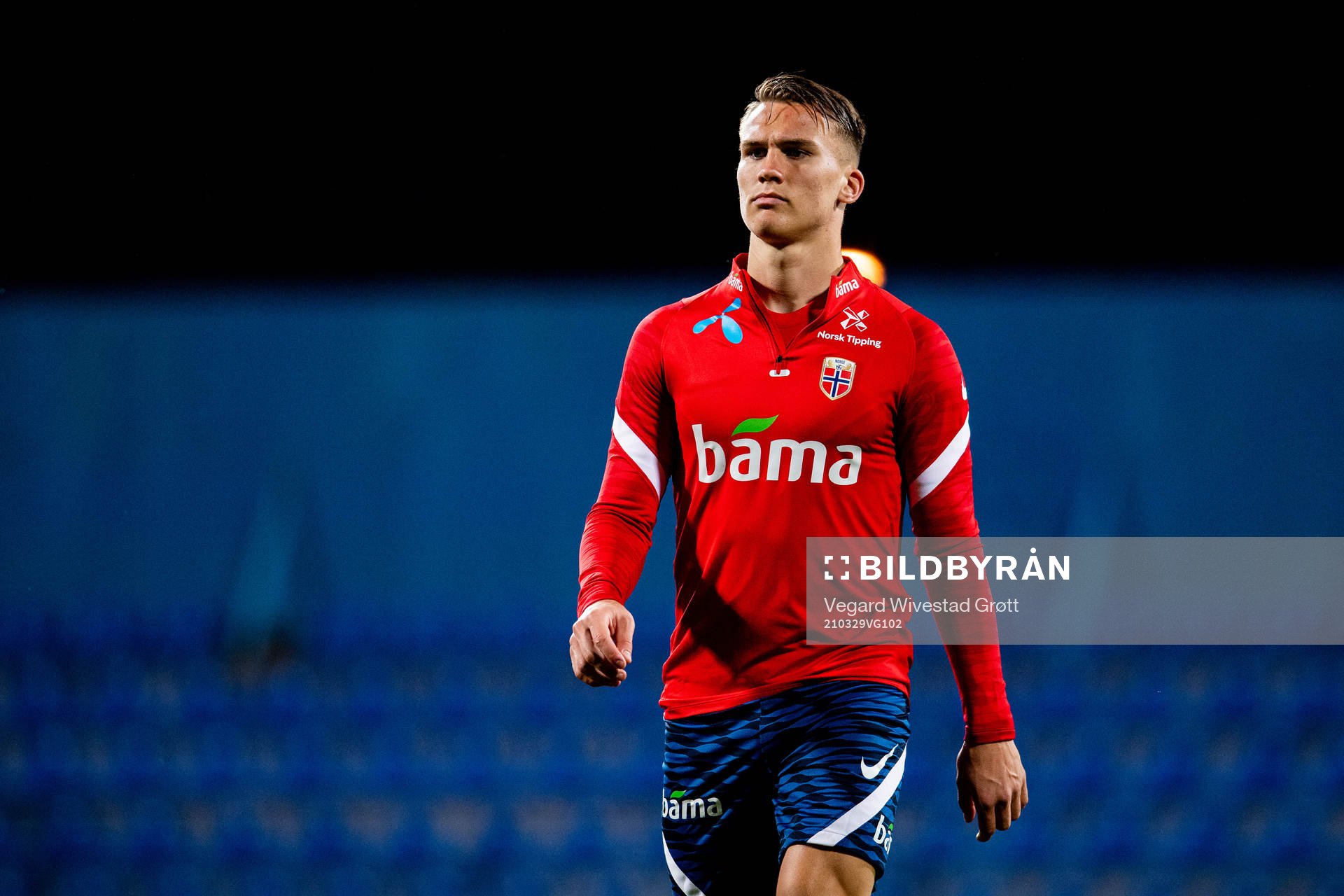 Leo Østigård of the Norwegian national football team