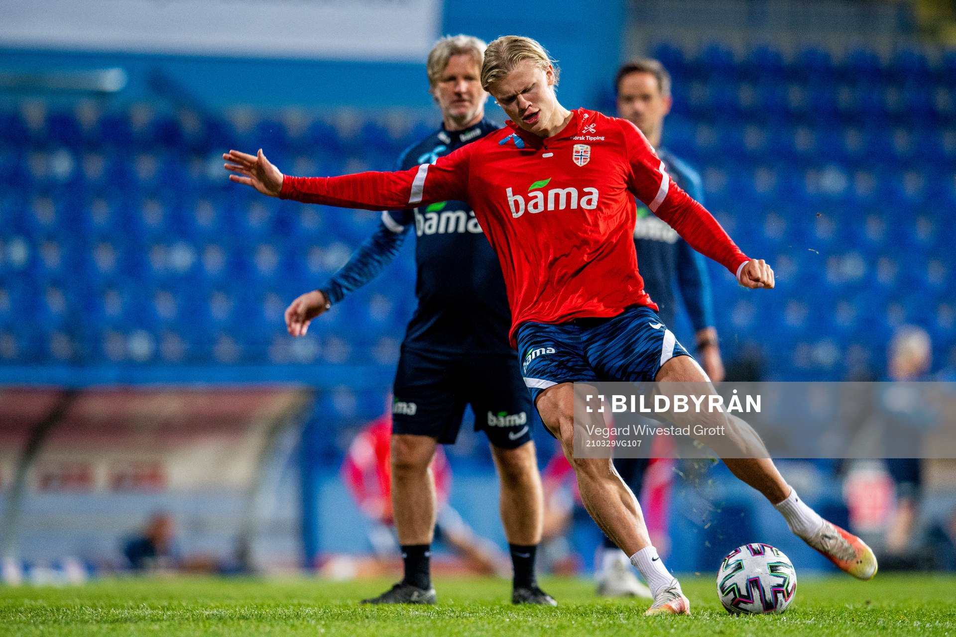 Erling Braut Haaland of the Norwegian national football team