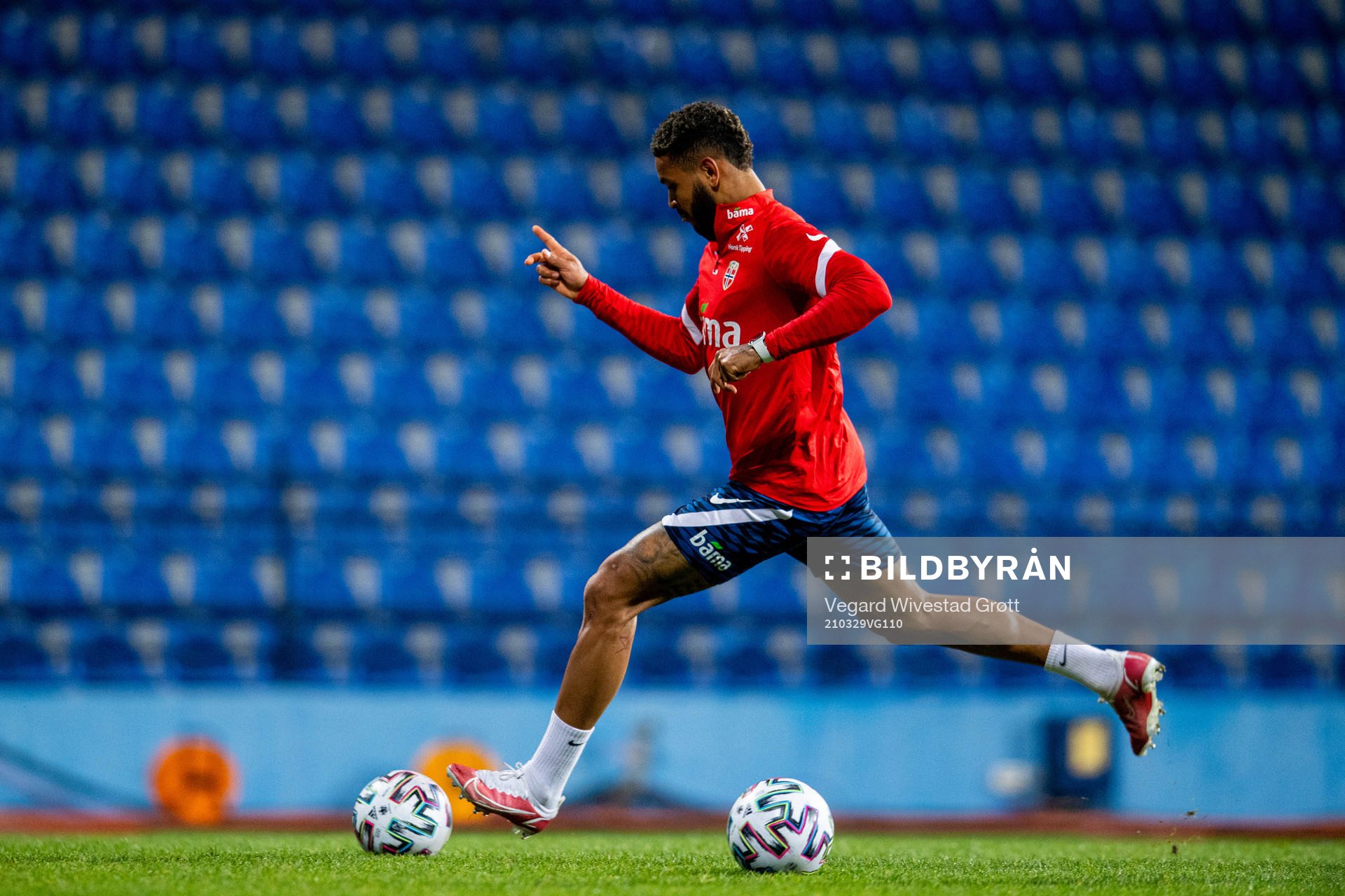 Joshua King of the Norwegian national football team