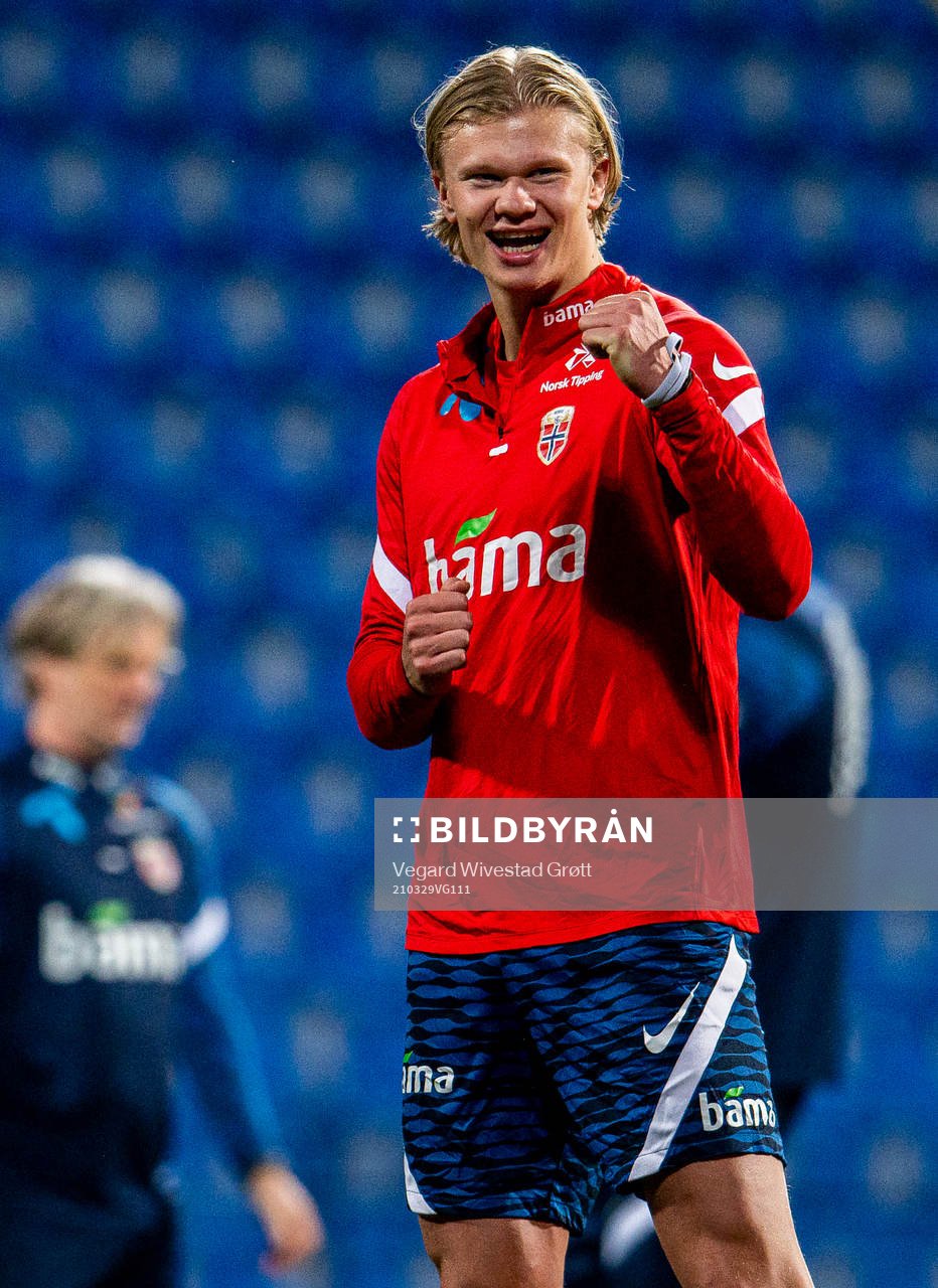 Erling Braut Haaland of the Norwegian national football team