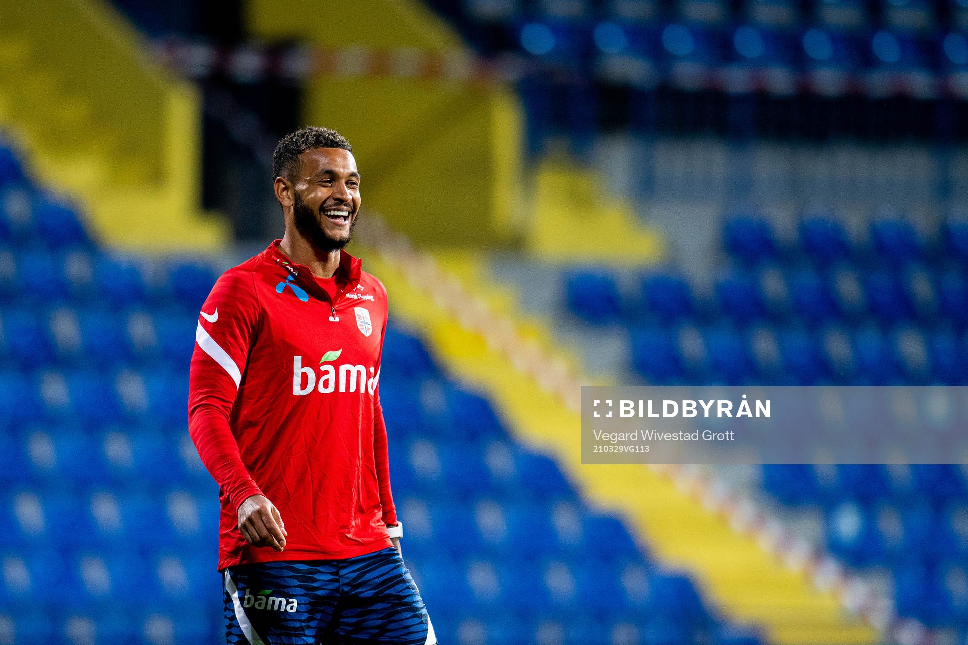 Joshua King of the Norwegian national football team