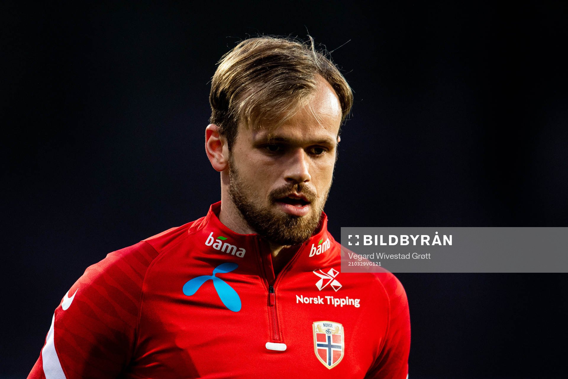Iver Fossum of the Norwegian national football team