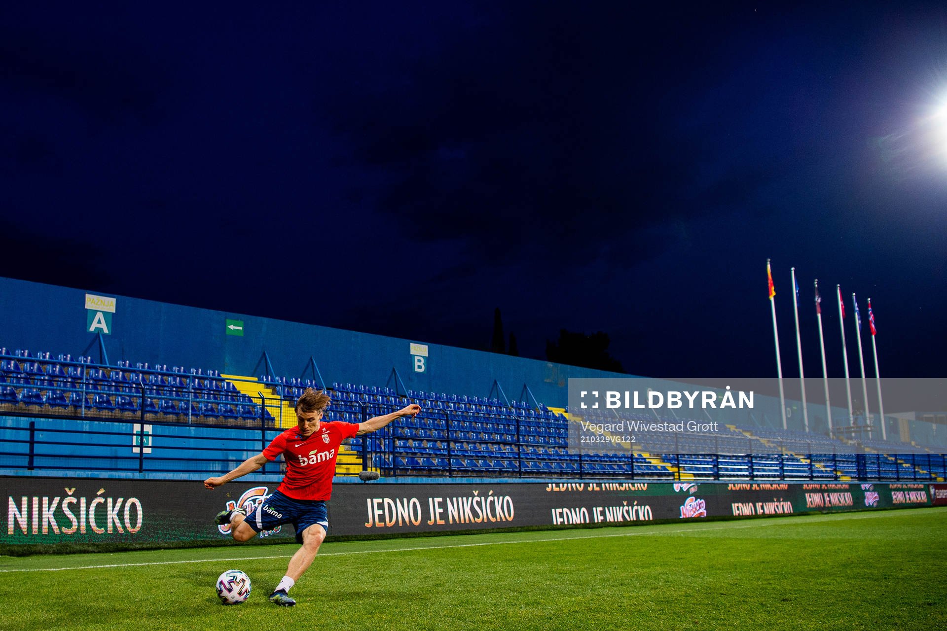 Jonas Svensson of the Norwegian national football team