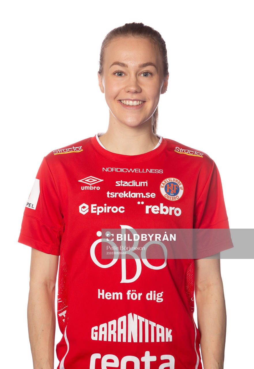 Örebros Frida Abrahamsson poserar för ett porträtt den 30 mars 2021 i Örebro.