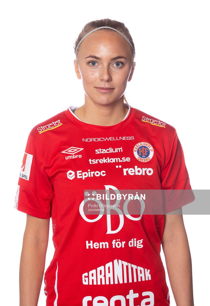 Örebros Sara Lilja Vidlund poserar för ett porträtt den 30 mars 2021 i Örebro.
