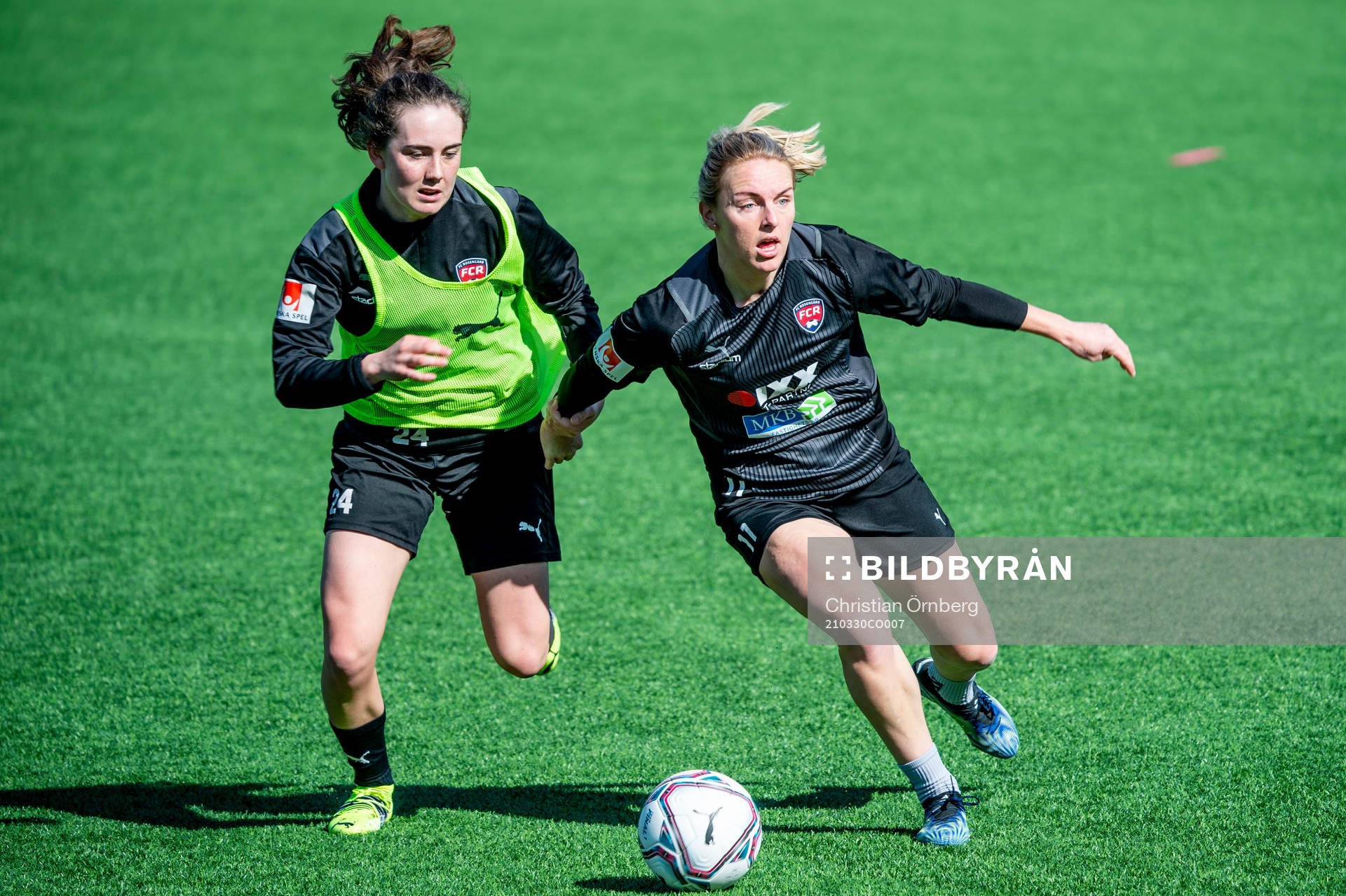 Rosengårds Matilda Eriksson Kristell och Mimmi Larsson