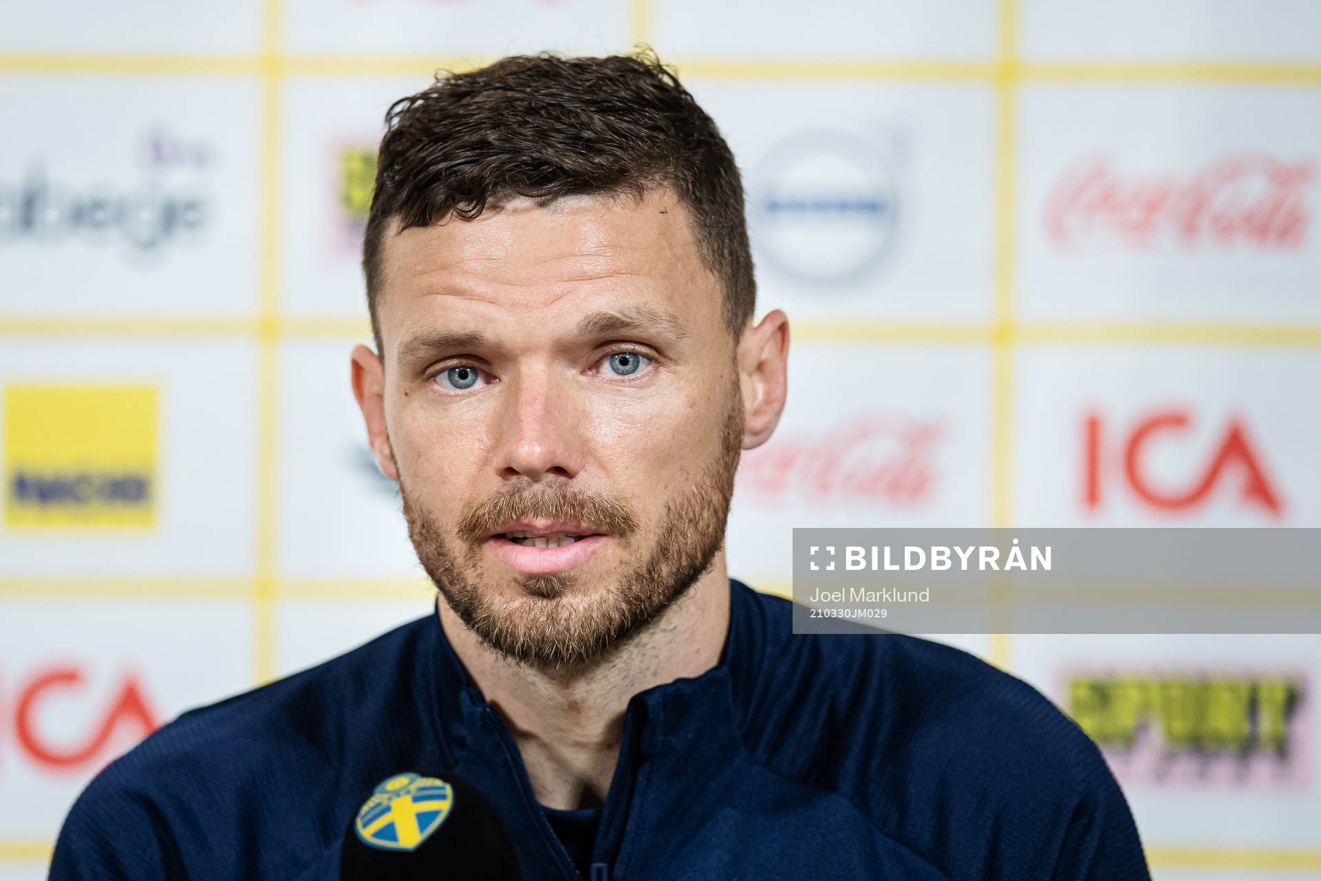 Marcus Berg of the Swedish national football team
