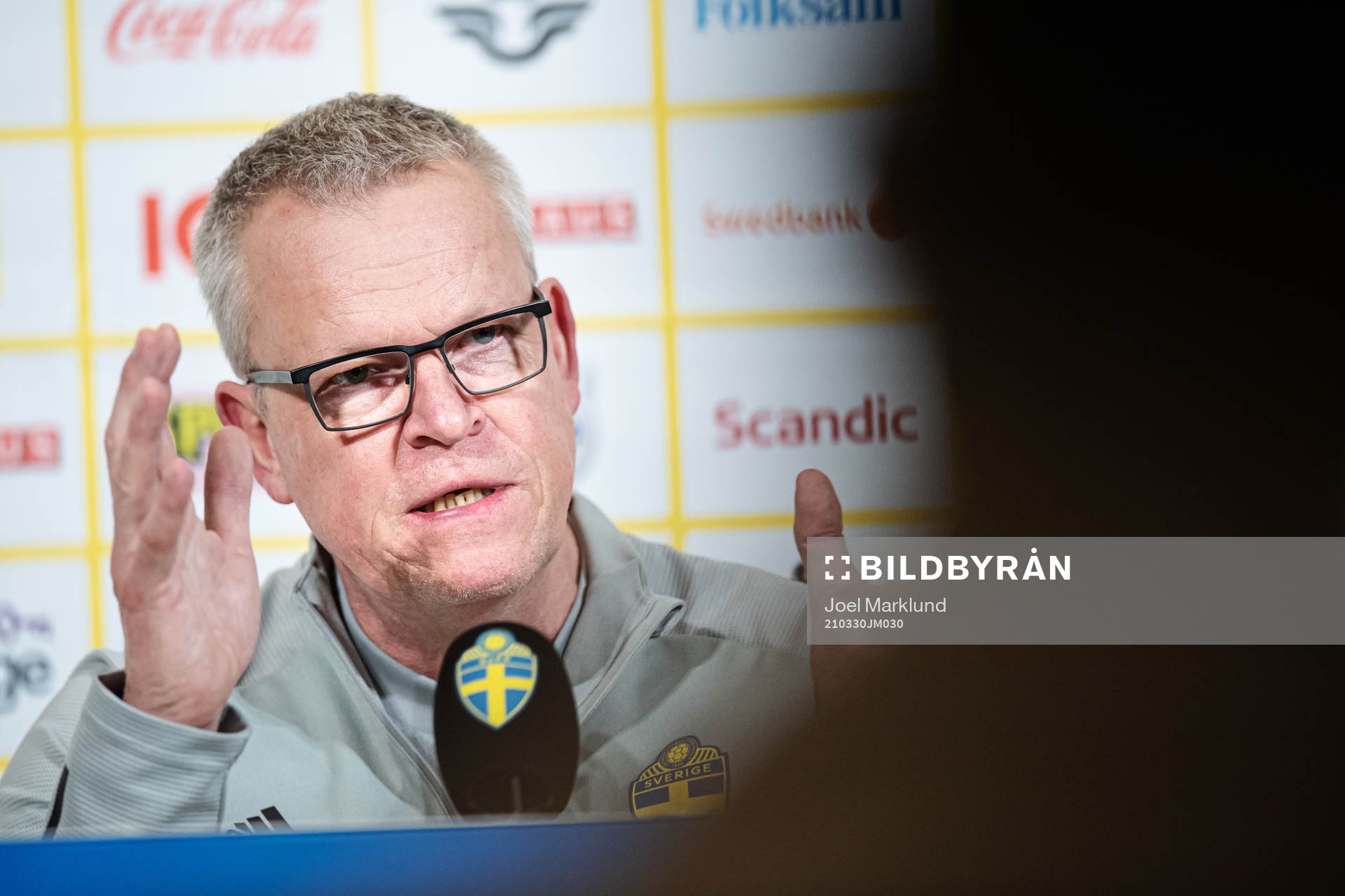 Head coach Janne Andersson of the Swedish national football