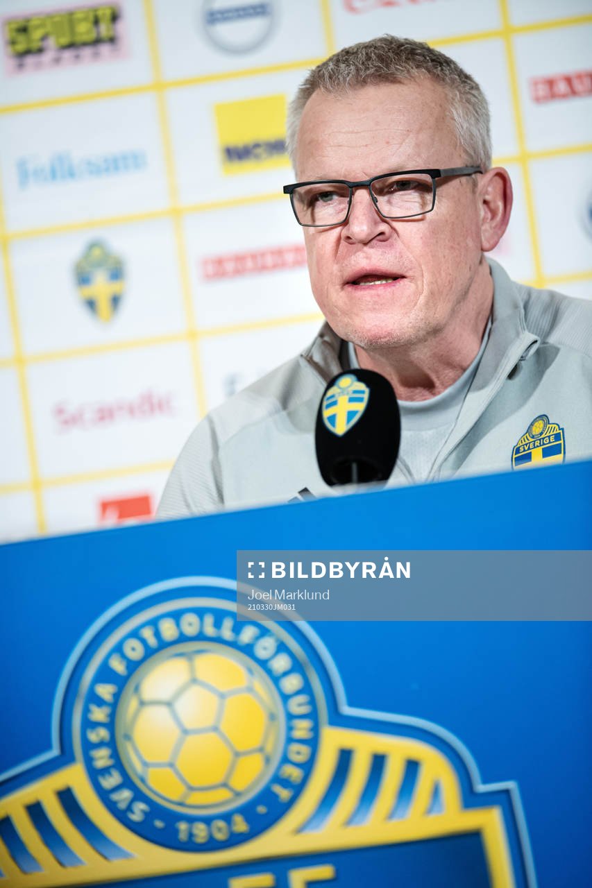 Head coach Janne Andersson of the Swedish national football