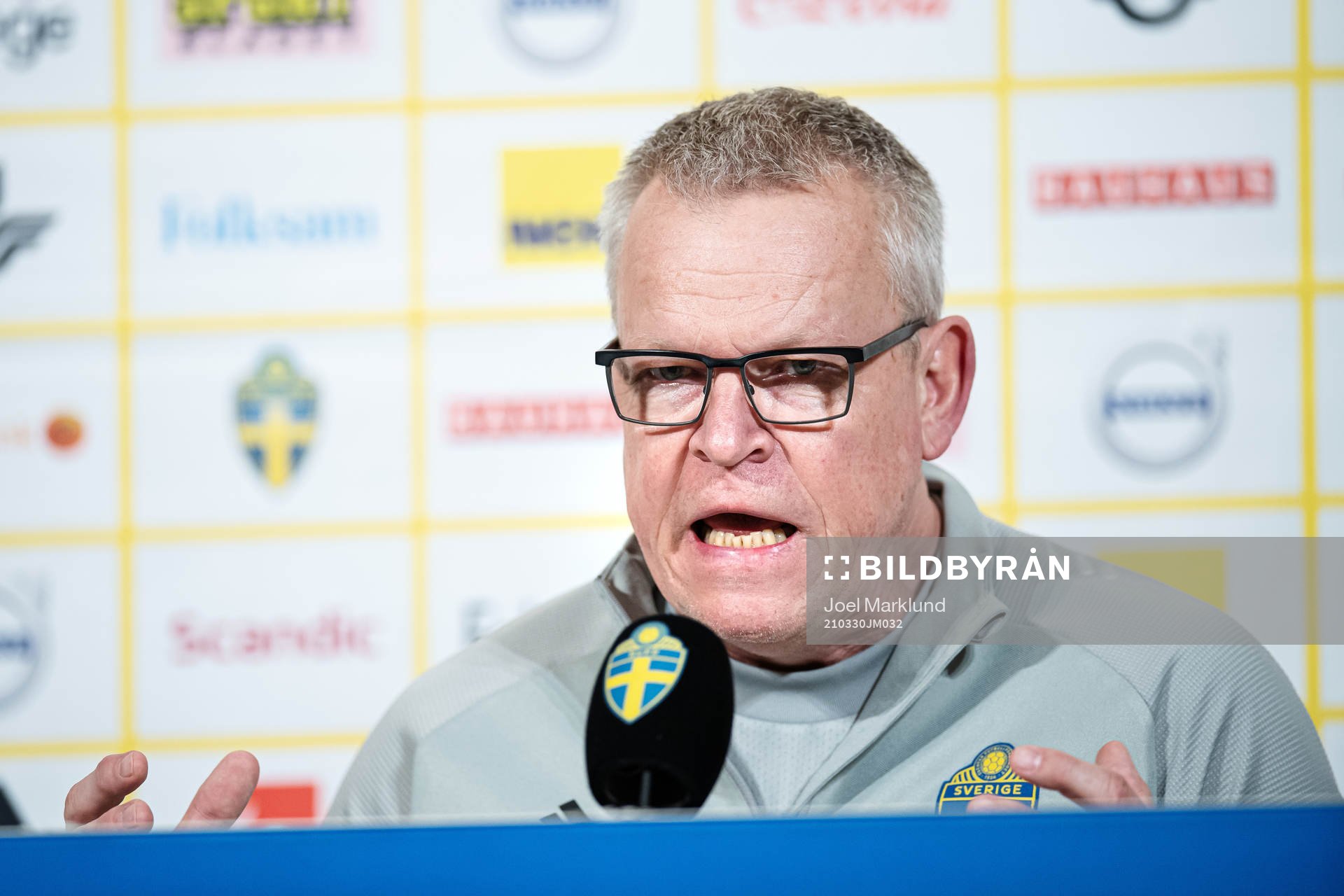 Head coach Janne Andersson of the Swedish national football