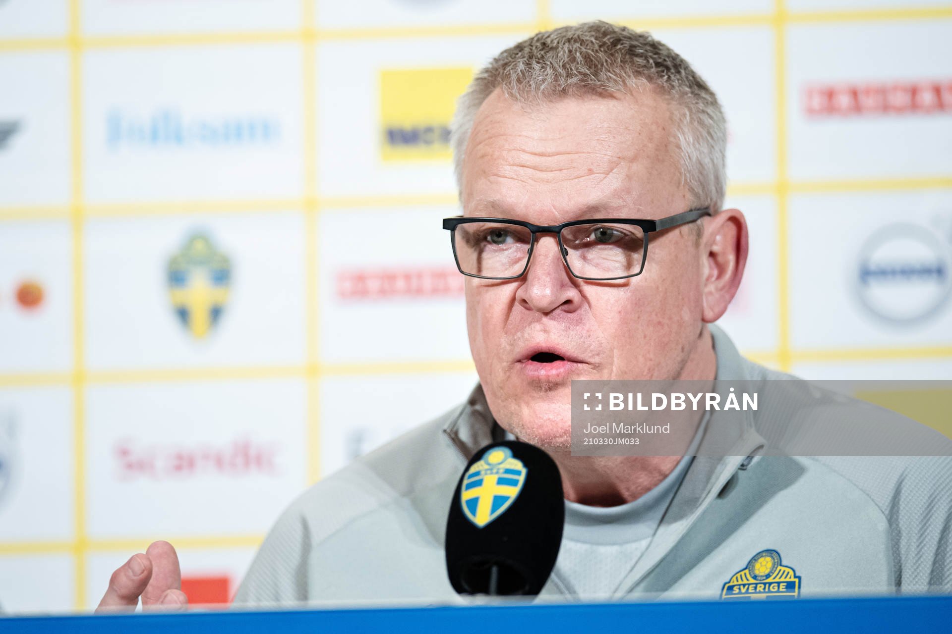 Head coach Janne Andersson of the Swedish national football