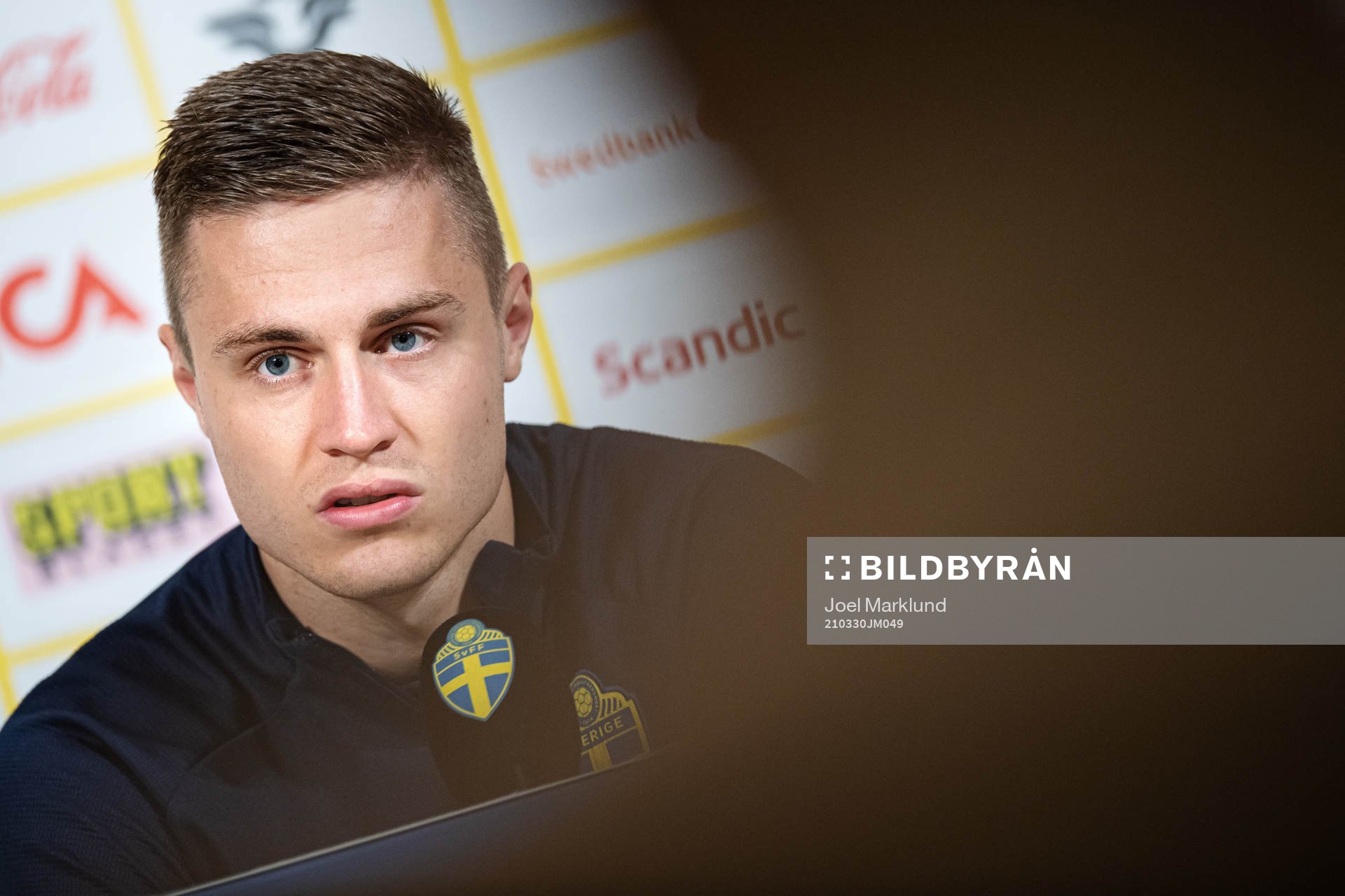 Mattias Svanberg of the Swedish national football team