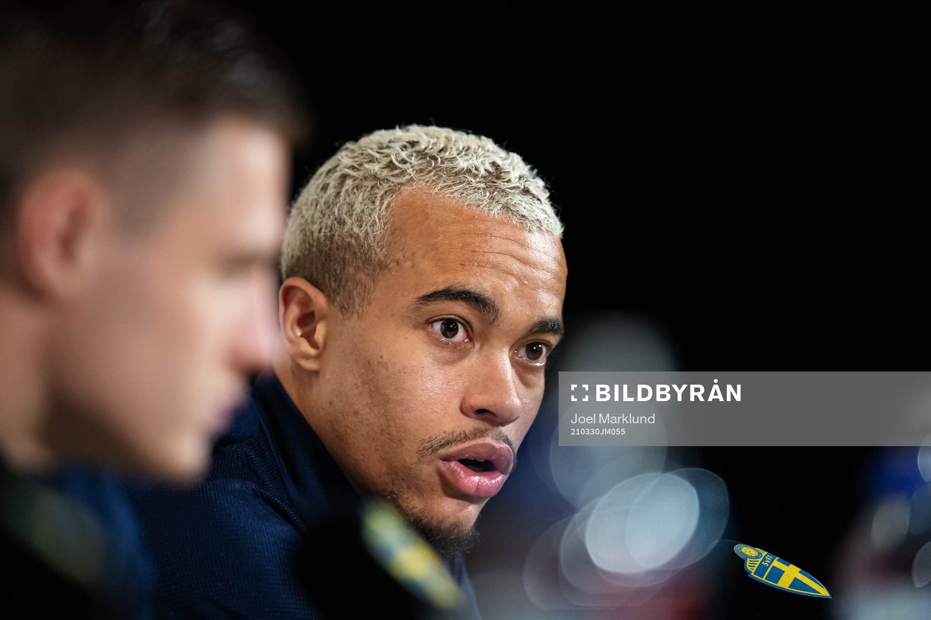 Robin Quaison of the Swedish national football team