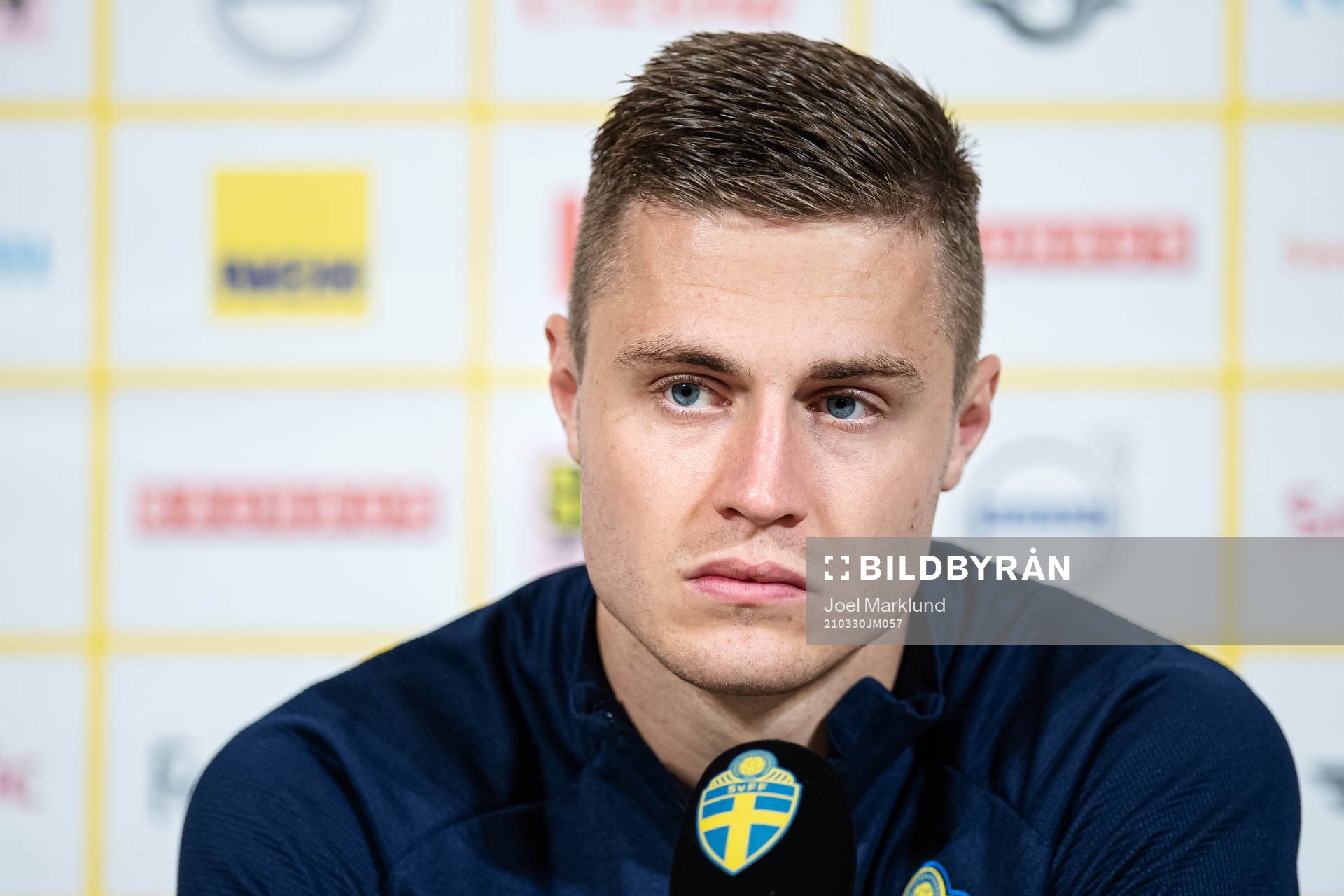 Mattias Svanberg of the Swedish national football team